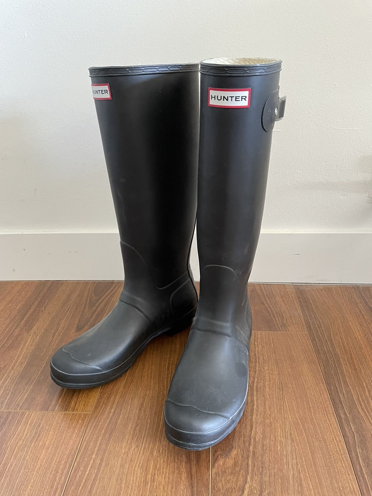 Hunter Hunter Tall Rubber Rain Boots Size US 9 / EU 42 - 3 Thumbnail