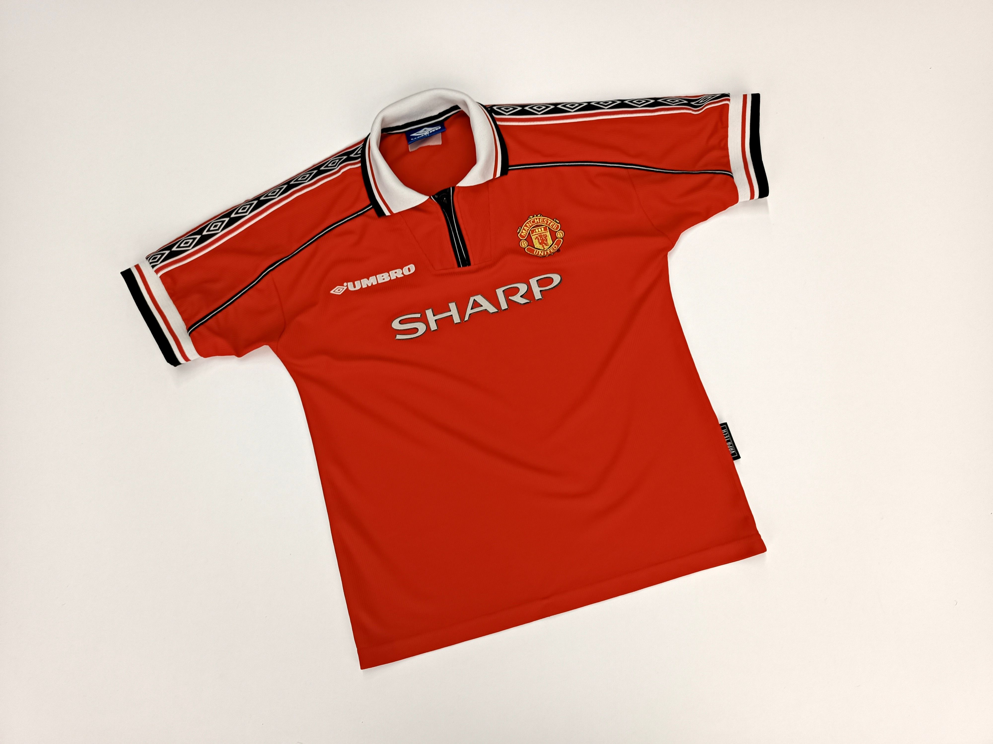 RARE Umbro Long sleeve Manchester United Sharp David Beckham Vapa