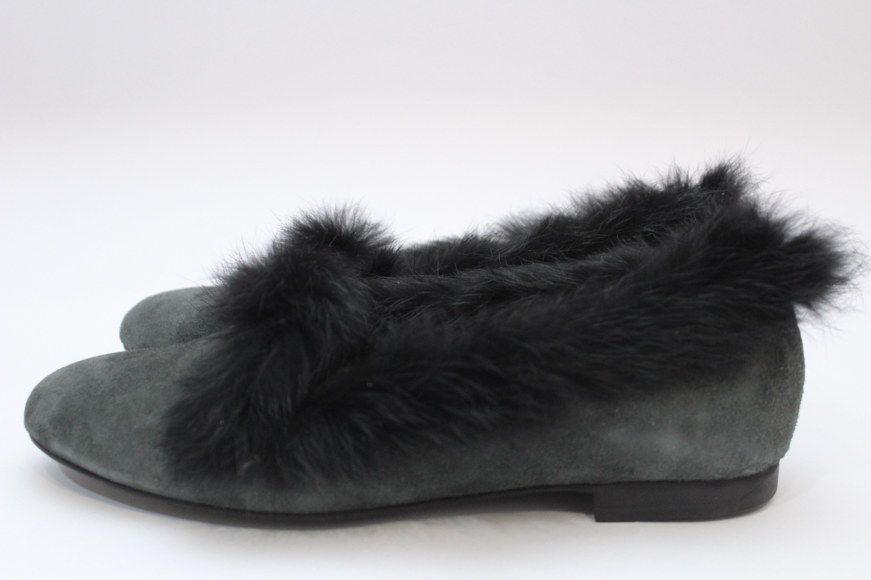 Other Chatelles Paris Slippers Leather Suede Real Fur Hype Size US 6 / IT 36 - 13 Thumbnail