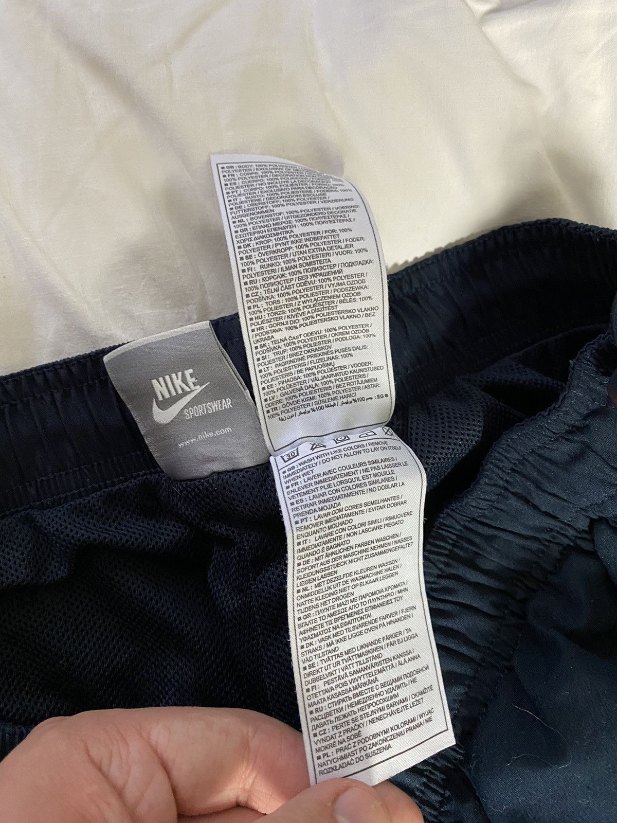 Nike Nike Vintage Zipped Drill Nylon Track Streetwear Pants Size US 32 / EU 48 - 10 Thumbnail