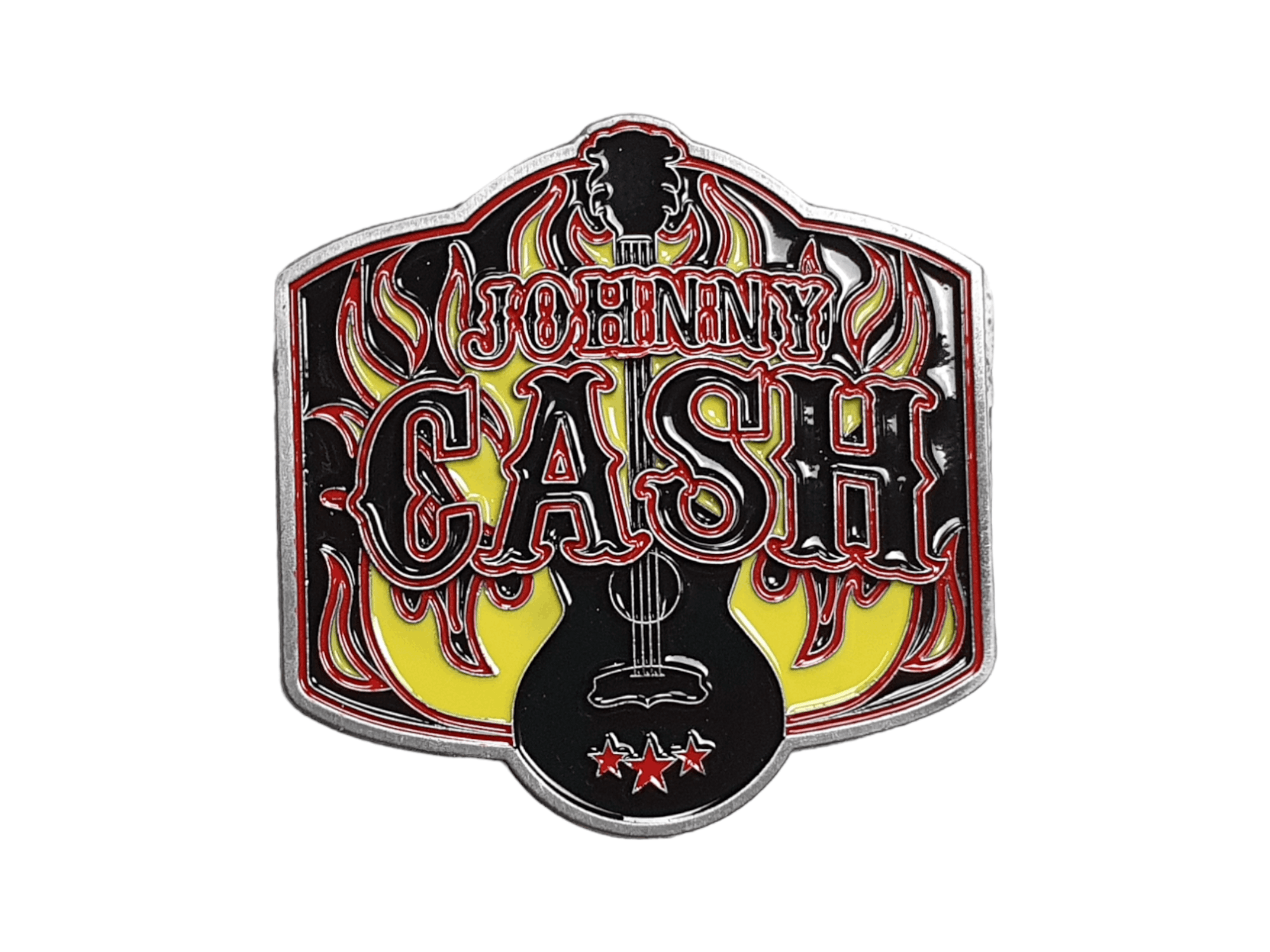 Vintage Johnny Cash Belt Buckle Guitar Country Grailed