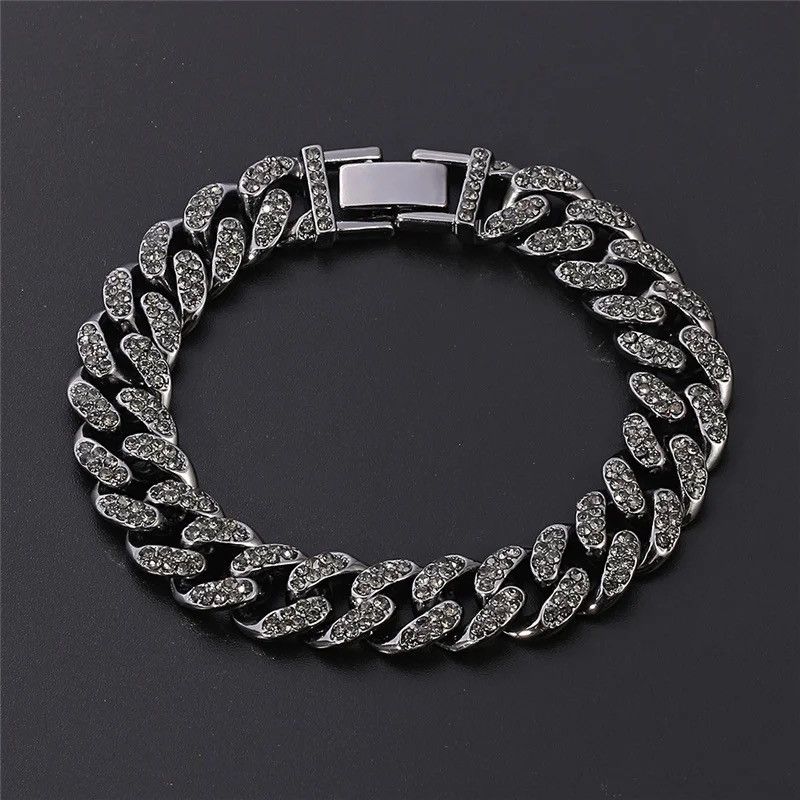 Japanese Brand × Vintage Dark Crystal Cuban Bracelet Size ONE SIZE - 1 Thumbnail