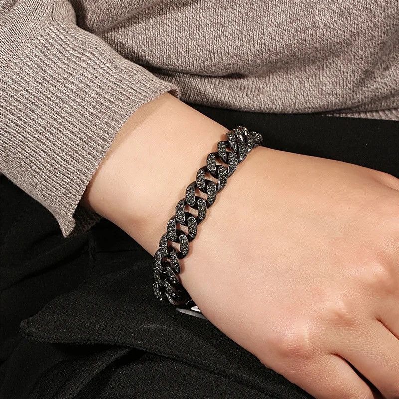 Japanese Brand × Vintage Dark Crystal Cuban Bracelet Size ONE SIZE - 5 Thumbnail