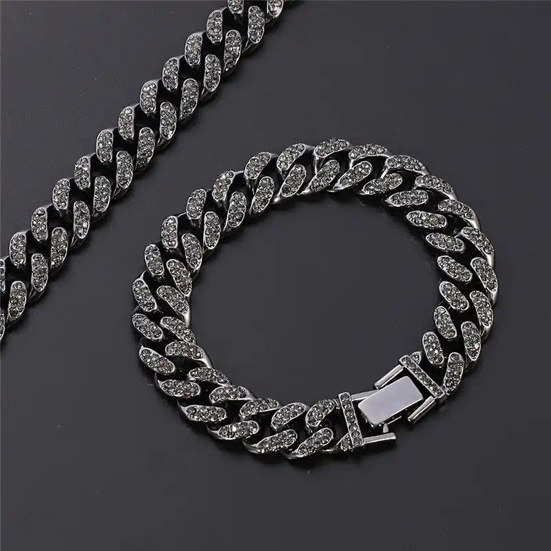 Japanese Brand × Vintage Dark Crystal Cuban Bracelet Size ONE SIZE - 6 Thumbnail