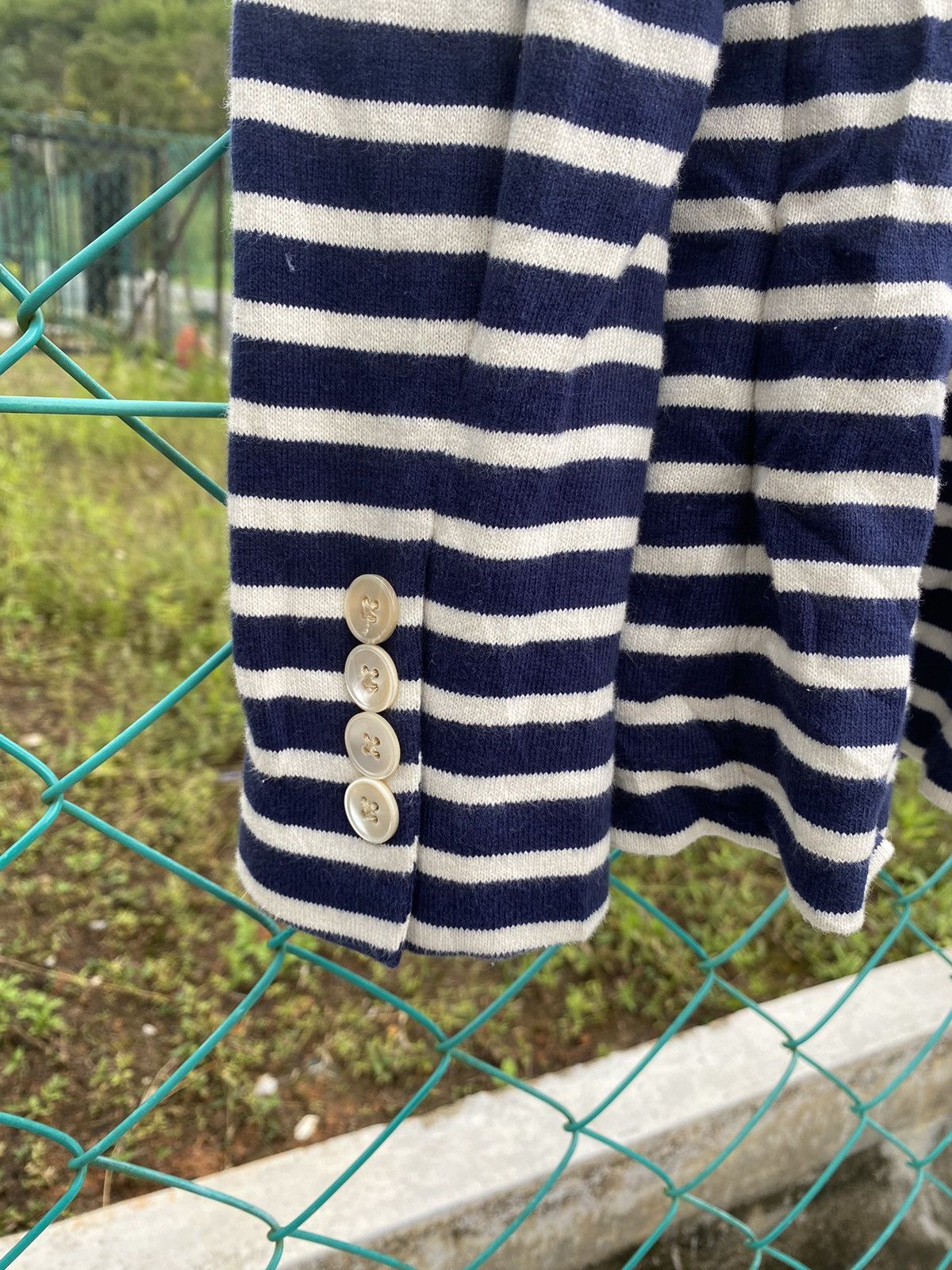 Ralph Lauren Ralph Lauren Breton Striped Cardigan Size S / US 4 / IT 40 - 5 Thumbnail