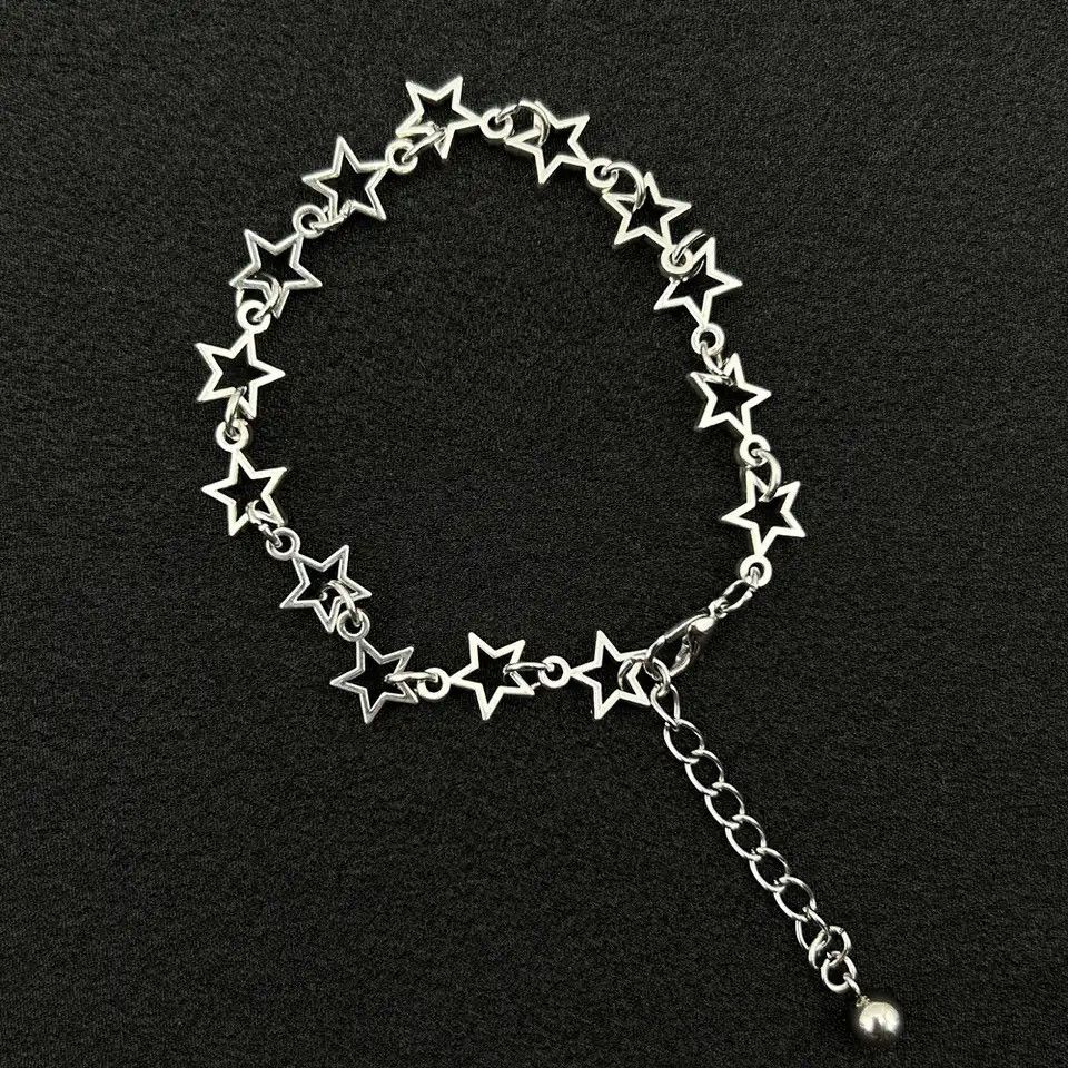 Japanese Brand × Jewelry Y2K Silver Star Bracelet Size ONE SIZE - 5 Thumbnail