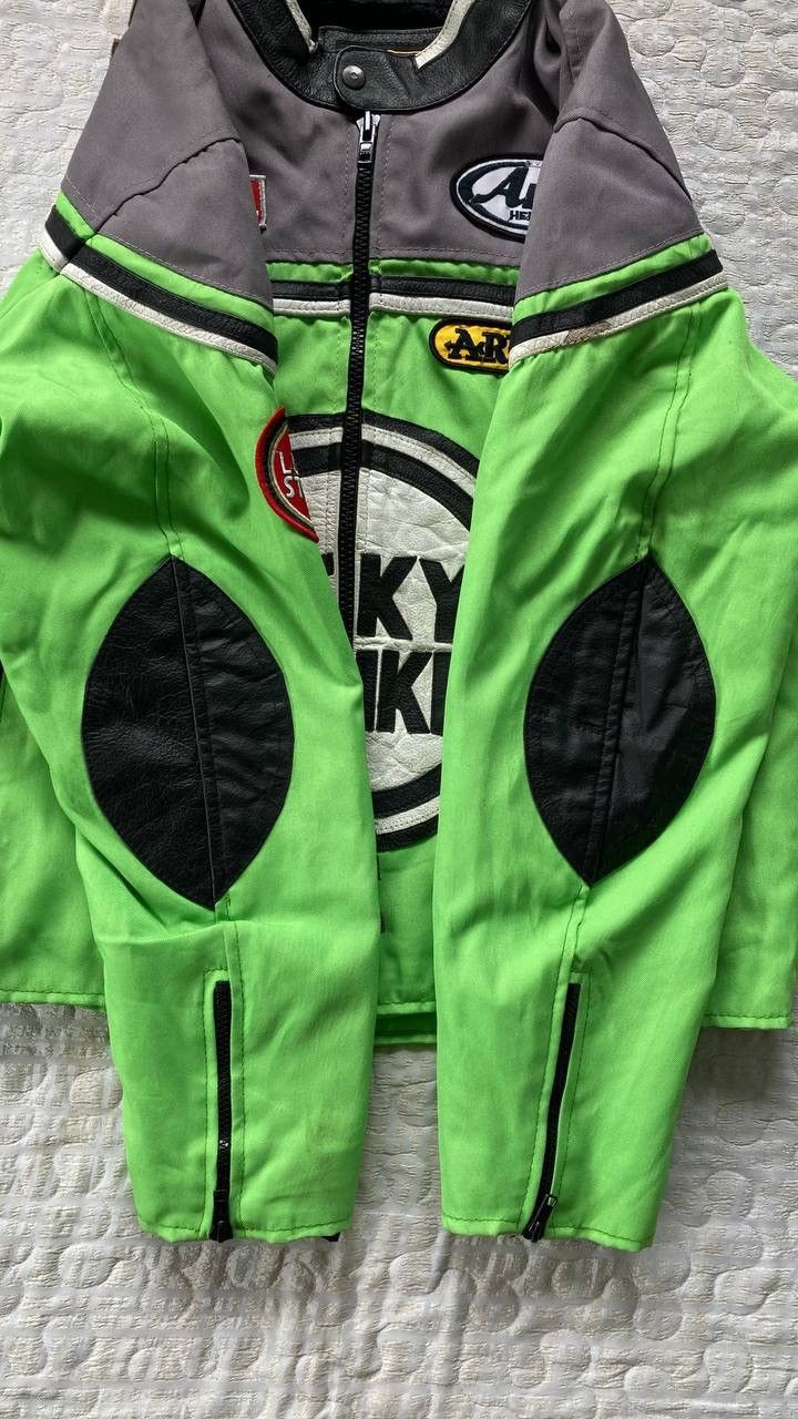 Other Vintage LUCKY STRIKE Men’s Racing Jacket By Real Leather Size US L / EU 52-54 / 3 - 6 Thumbnail