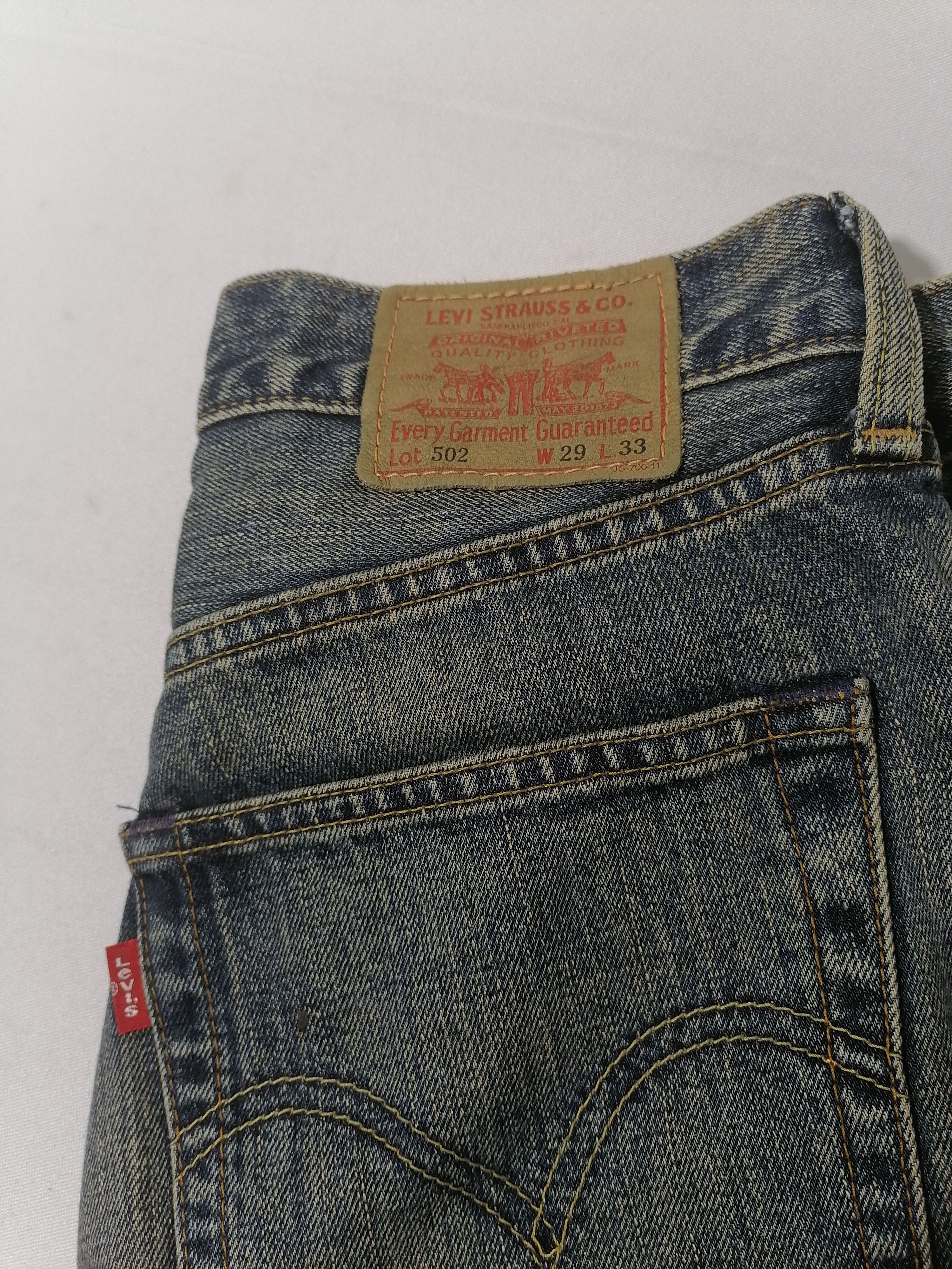 Levi's × Levi's Vintage Clothing 502 Levi's Strauss Denim Jeans Size US 29 - 8 Thumbnail