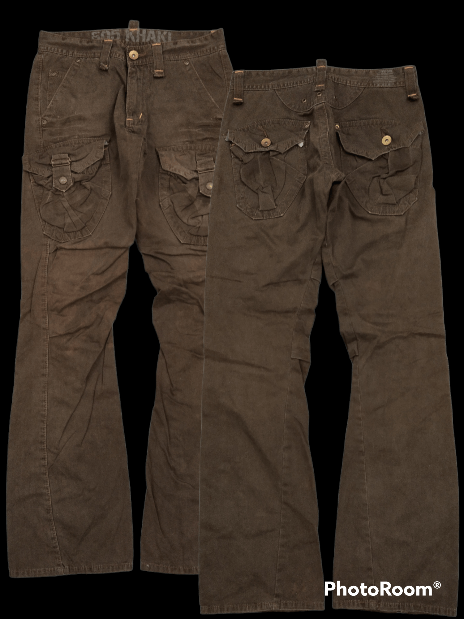 Edwin FLARE TWIST TACTICAL 505 KHAKI PANTS Size US 29 - 1 Thumbnail