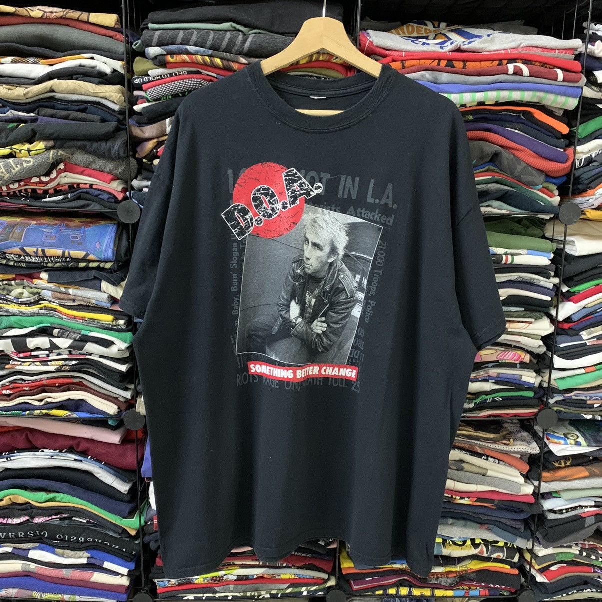 Band Tees D.O.A BAND PUNK!(BADBRAINS BLACK FLAG) Size US XXL / EU 58 / 5 - 1 Thumbnail