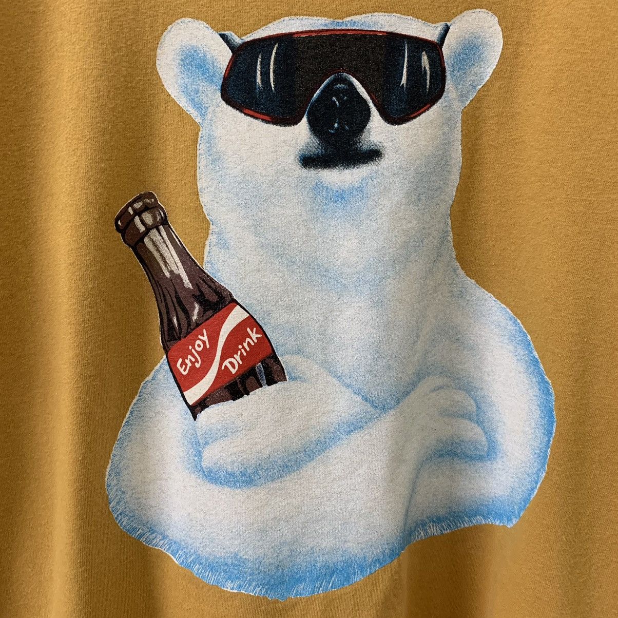 Coca Cola × Vintage VINTAGE BEAR DRINK COKE(SINGLE STITCH) Size US M / EU 48-50 / 2 - 3 Thumbnail