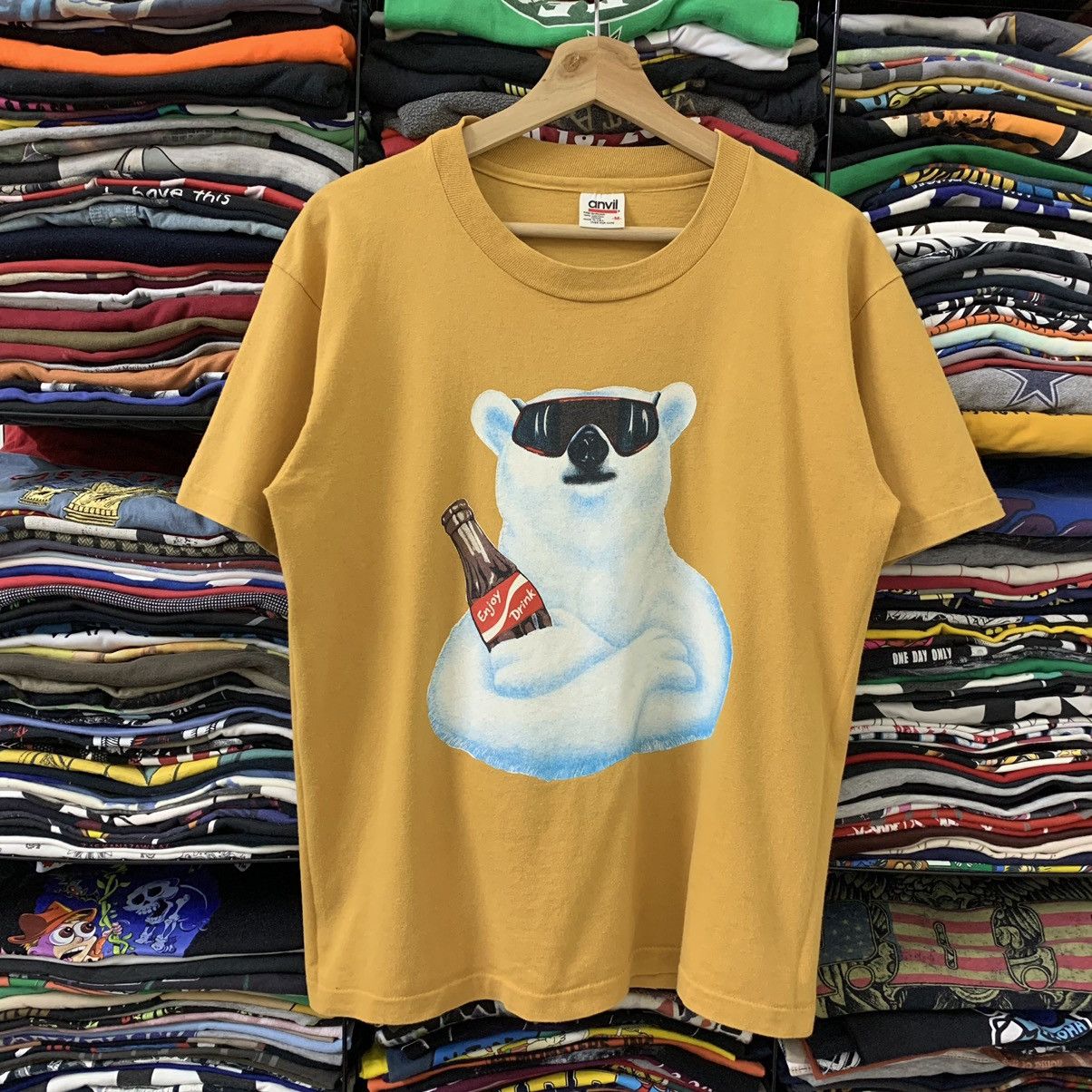 Coca Cola × Vintage VINTAGE BEAR DRINK COKE(SINGLE STITCH) Size US M / EU 48-50 / 2 - 1 Thumbnail