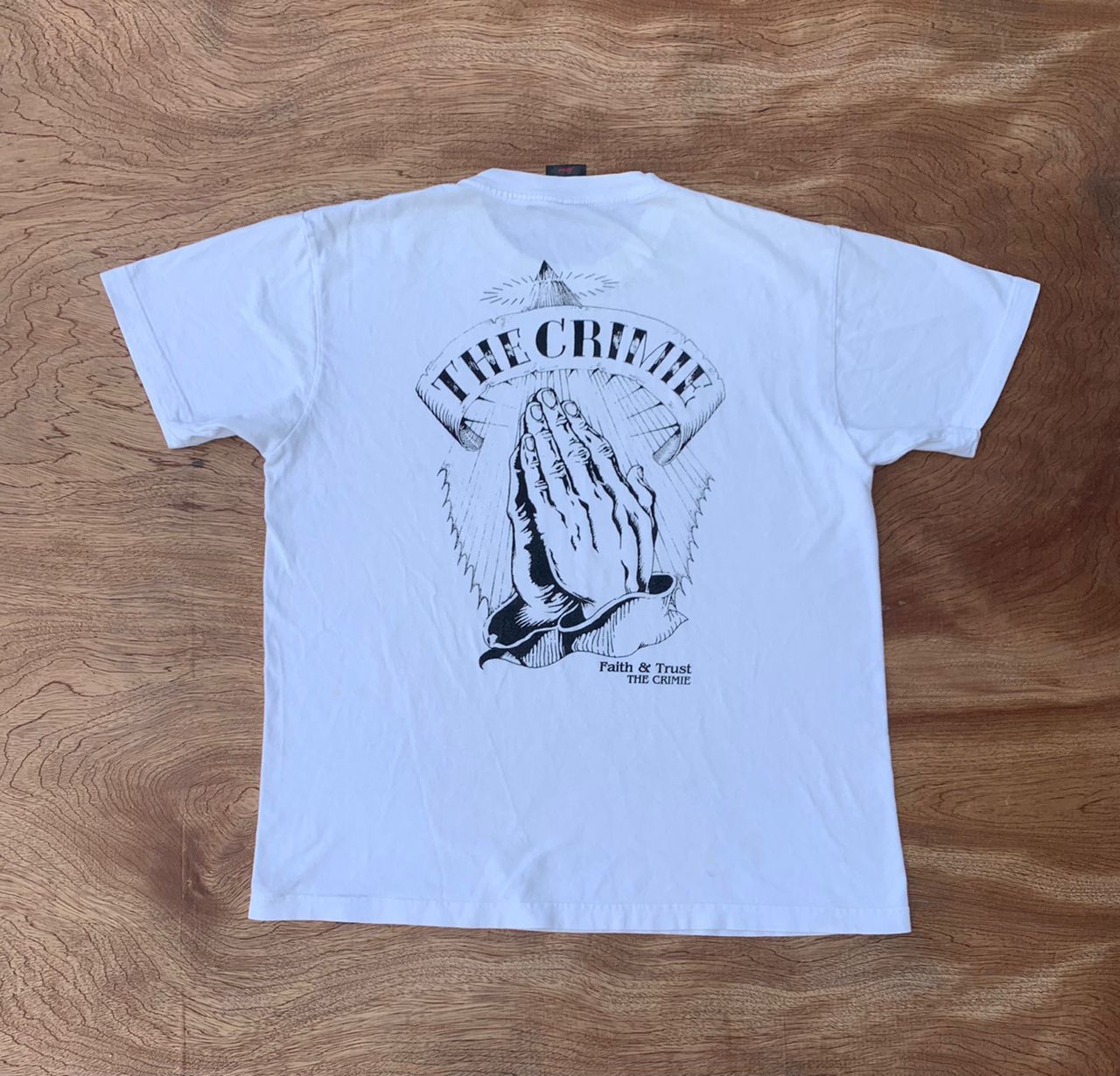 image of Vintage Tee D 40 The Crime Japan Anime Cospa Series in White, Men's (Size Medium)