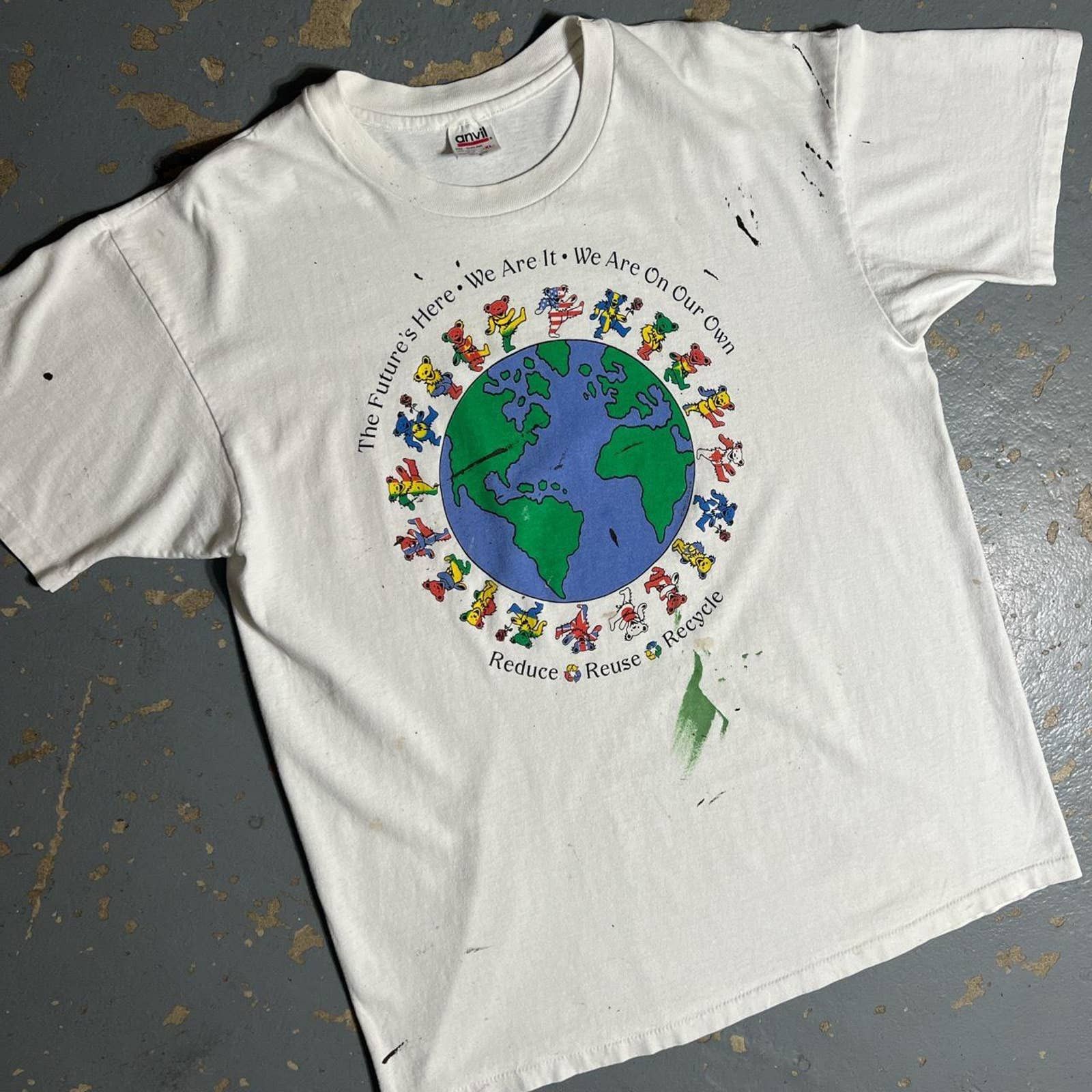 Vintage Vintage 1992 Grateful Dead Reduce Reuse Recycle T-Shirt | Grailed