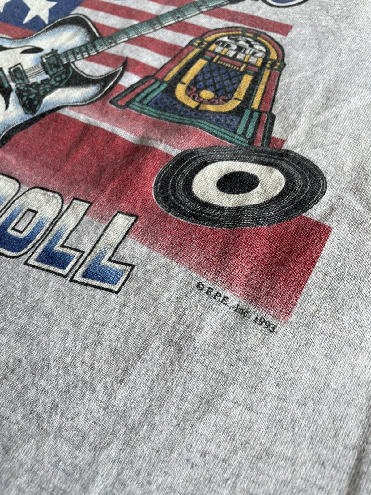 Band Tees × Vintage Vintage 90s ELVIS Rock N Roll Size US L / EU 52-54 / 3 - 4 Thumbnail