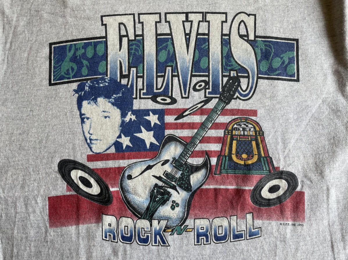 Band Tees × Vintage Vintage 90s ELVIS Rock N Roll Size US L / EU 52-54 / 3 - 3 Thumbnail