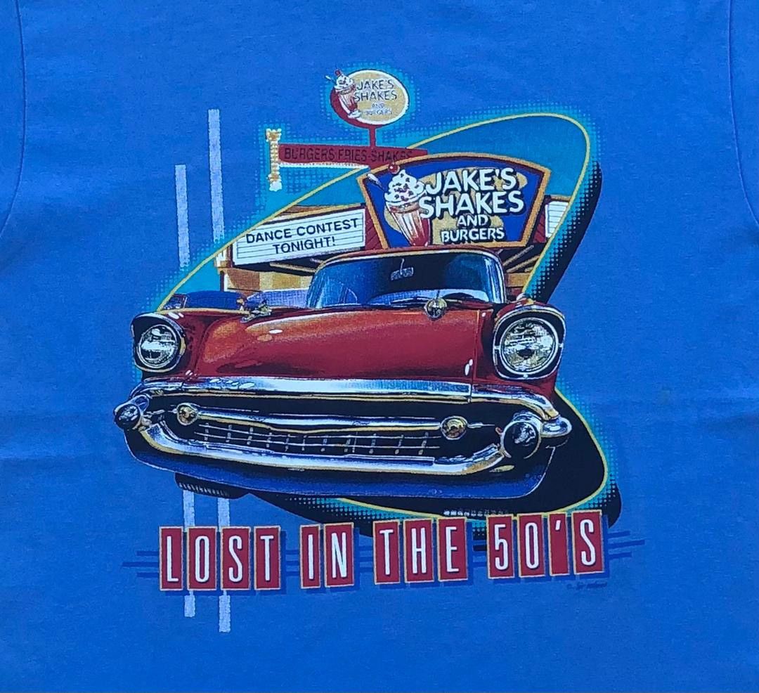 Anvil × Vintage Vintage tee Lost in The 50s Size US M / EU 48-50 / 2 - 2 Thumbnail