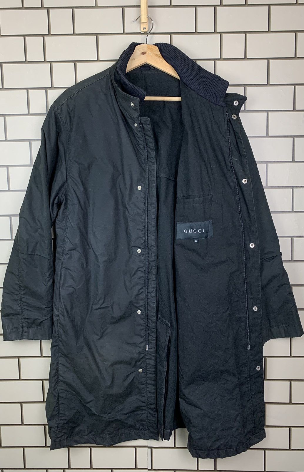 Gucci Gucci Trench Coat Black Jacket Size US M / EU 48-50 / 2 - 10 Thumbnail