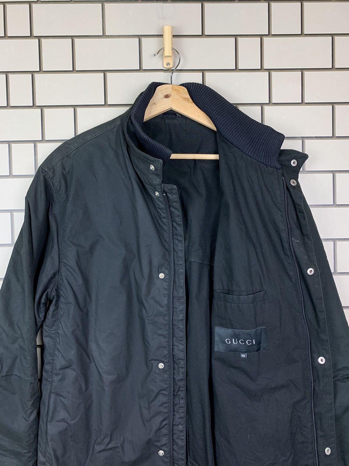 Gucci Gucci Trench Coat Black Jacket Size US M / EU 48-50 / 2 - 11 Thumbnail