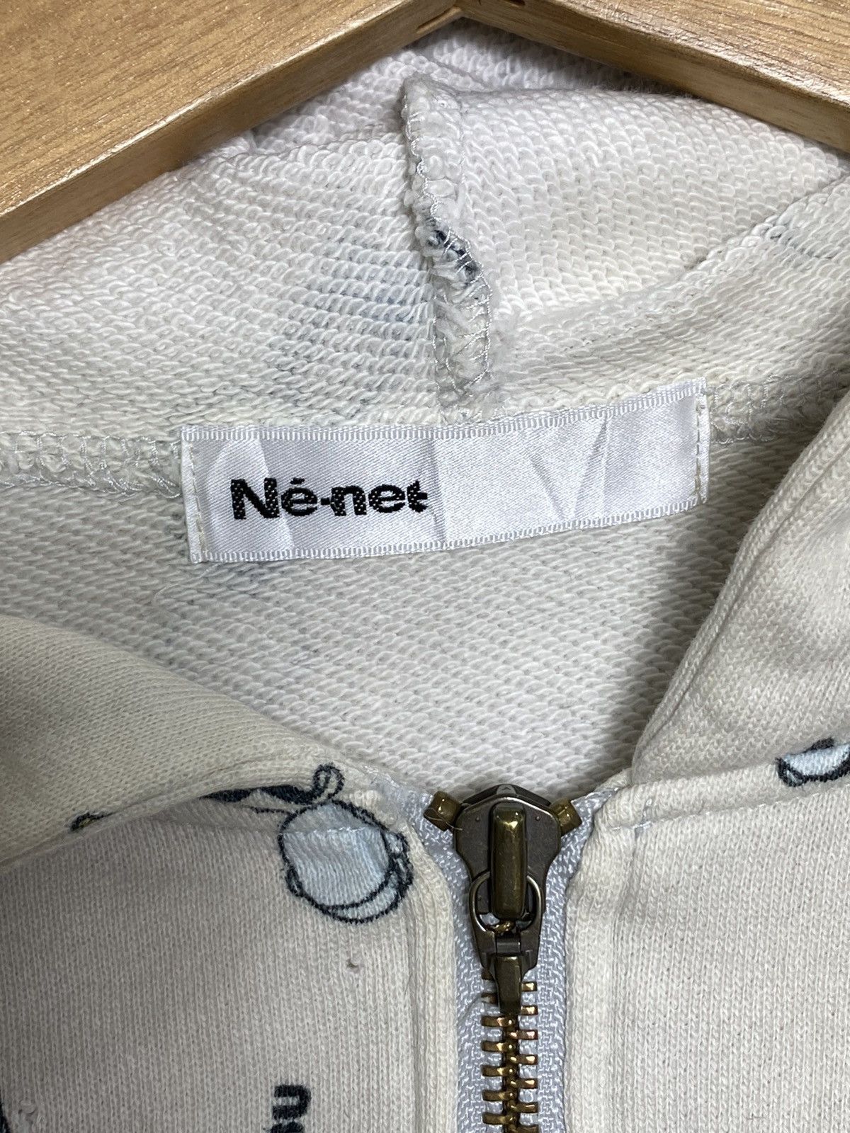 Issey Miyake × Japanese Brand × Ne-Net Vintage Ne-net Issey Miyake Over Printed Hoodies Size US M / EU 48-50 / 2 - 4 Thumbnail