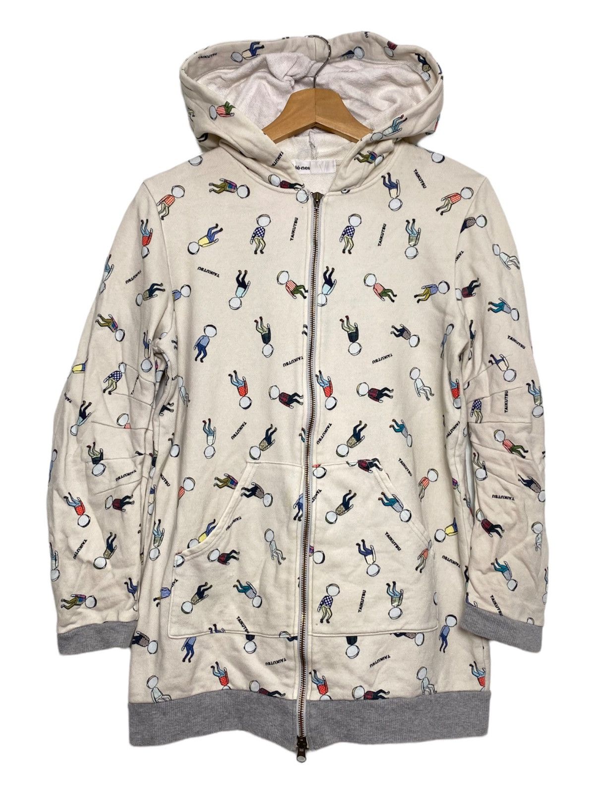 Issey Miyake × Japanese Brand × Ne-Net Vintage Ne-net Issey Miyake Over Printed Hoodies Size US M / EU 48-50 / 2 - 1 Thumbnail