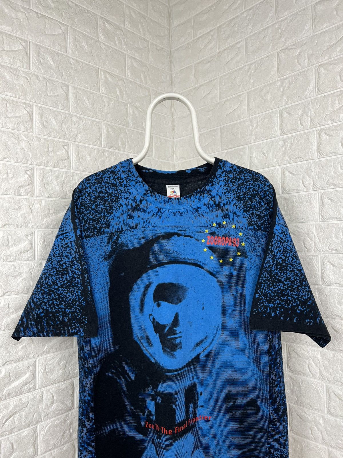 Band Tees × Vintage 1993 U2 Zooropa the final frontier all over print Size US XL / EU 56 / 4 - 3 Thumbnail