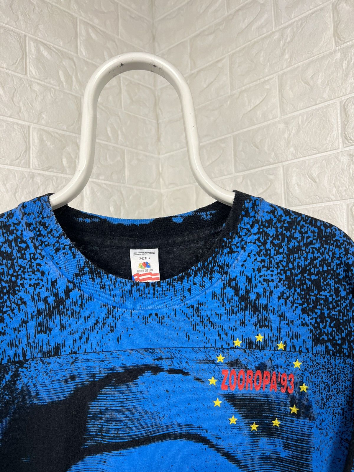 Band Tees × Vintage 1993 U2 Zooropa the final frontier all over print Size US XL / EU 56 / 4 - 6 Thumbnail