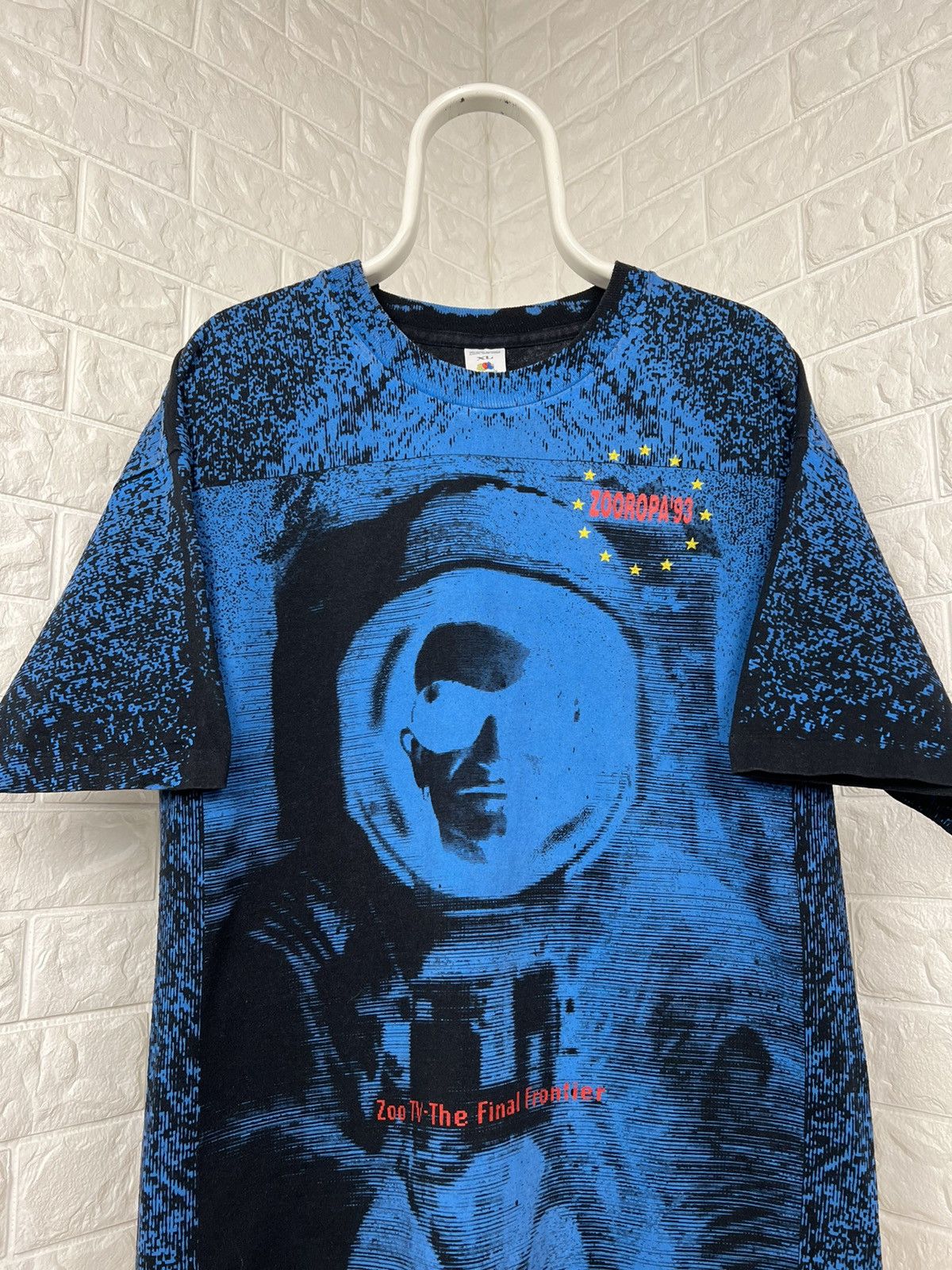 Band Tees × Vintage 1993 U2 Zooropa the final frontier all over print Size US XL / EU 56 / 4 - 4 Thumbnail