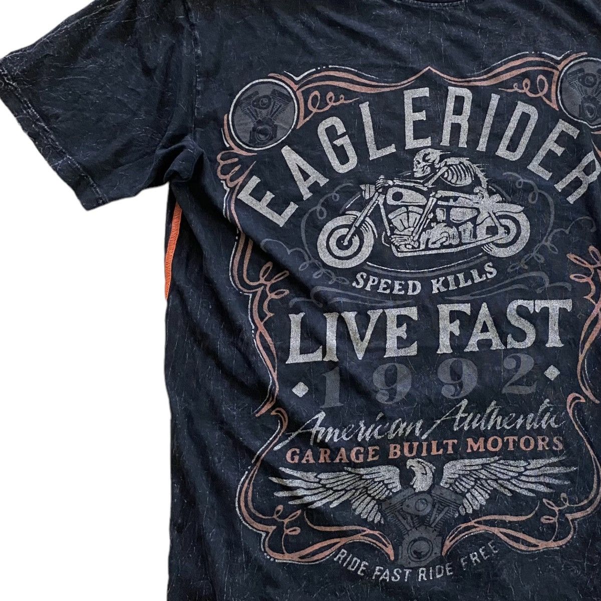 Vintage Rare Y2K Affliction Tee – Eagle Rider Graphic Size US L / EU 52-54 / 3 - 3 Thumbnail