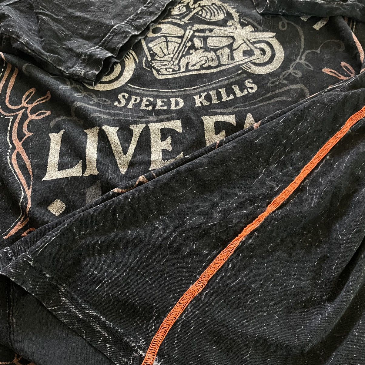 Vintage Rare Y2K Affliction Tee – Eagle Rider Graphic Size US L / EU 52-54 / 3 - 6 Thumbnail