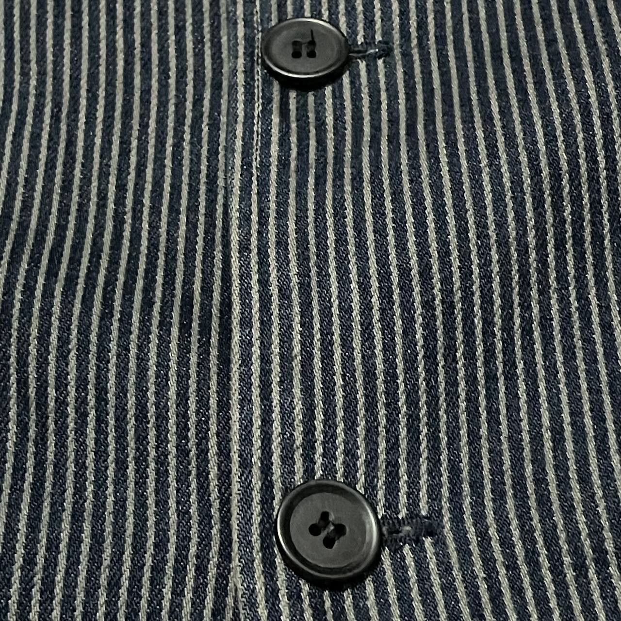 Japanese Brand Vintage Baffy Hickory Stripes Chore Jacket Size US L / EU 52-54 / 3 - 5 Thumbnail