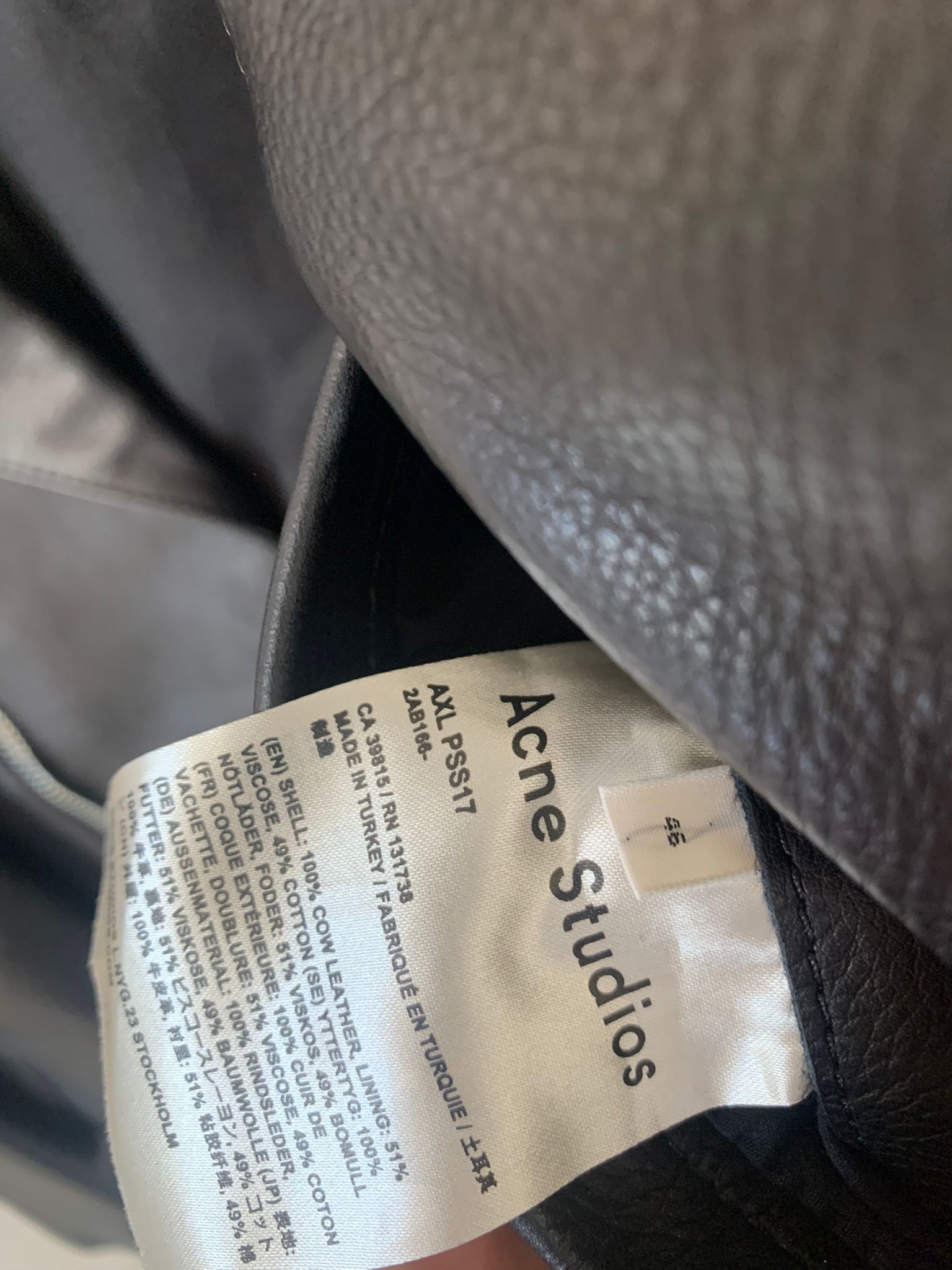 Acne Studios Axel PSS17 Size US S / EU 44-46 / 1 - 9 Thumbnail