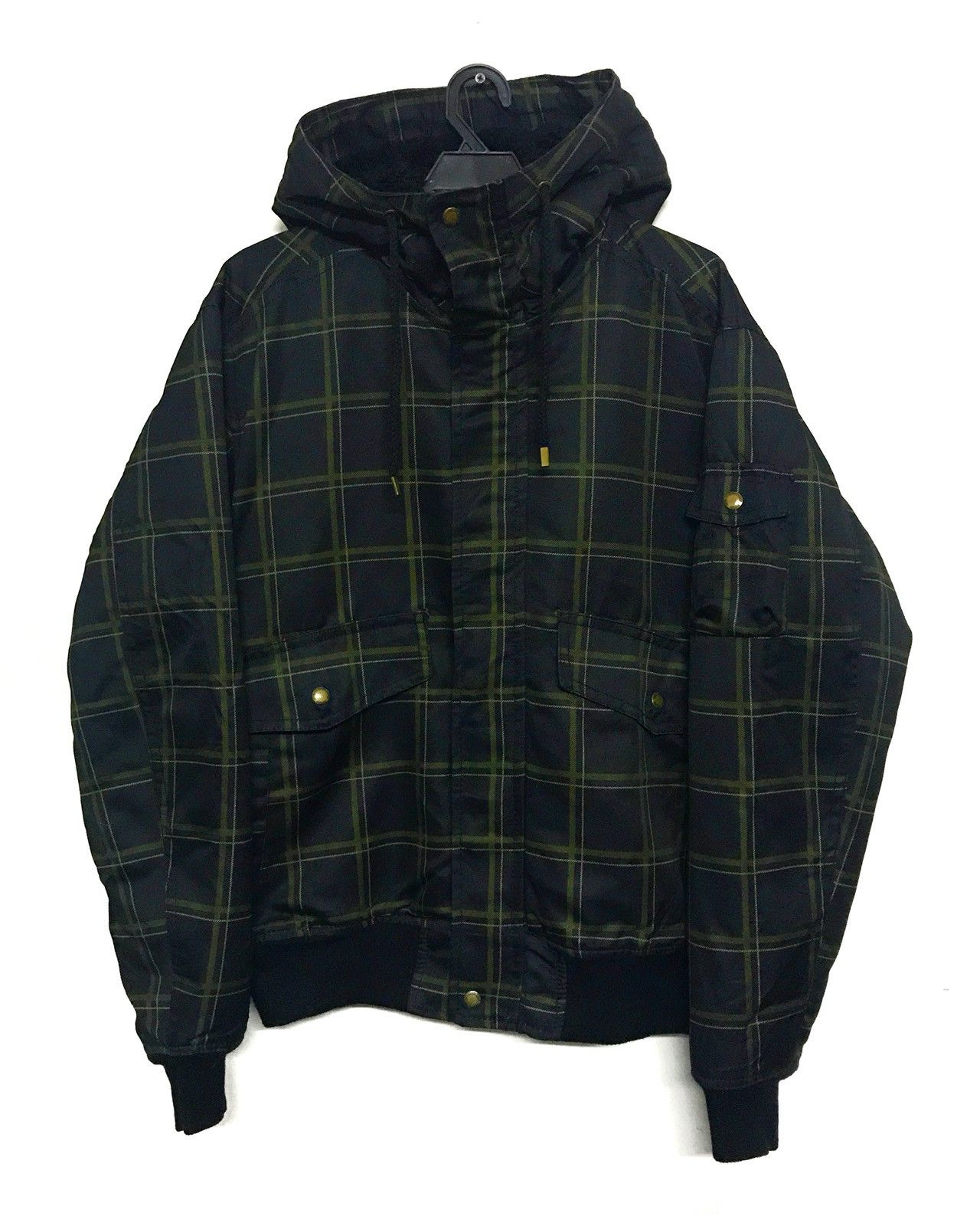 H&M Checkered monogram jacket hooded L.O.O.G by H&M Size US L / EU 52-54 / 3 - 1 Thumbnail