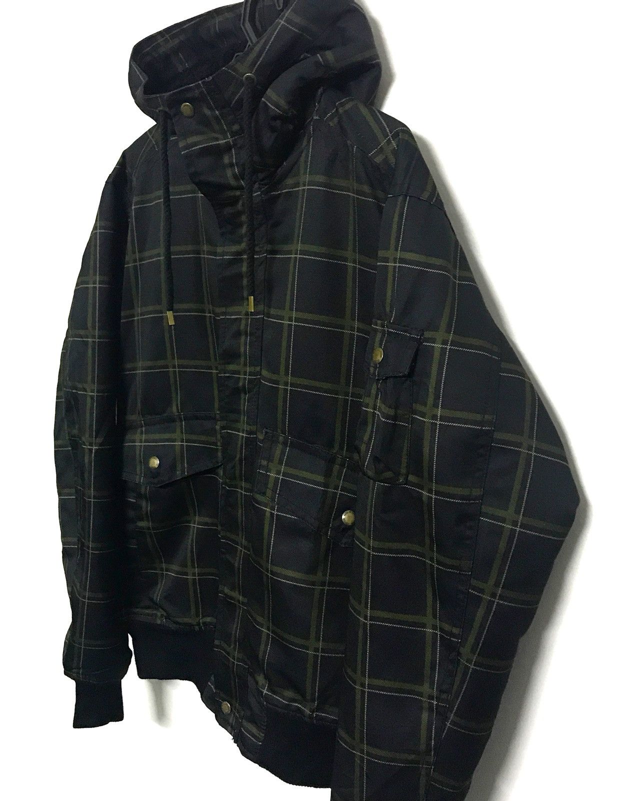 H&M Checkered monogram jacket hooded L.O.O.G by H&M Size US L / EU 52-54 / 3 - 3 Thumbnail