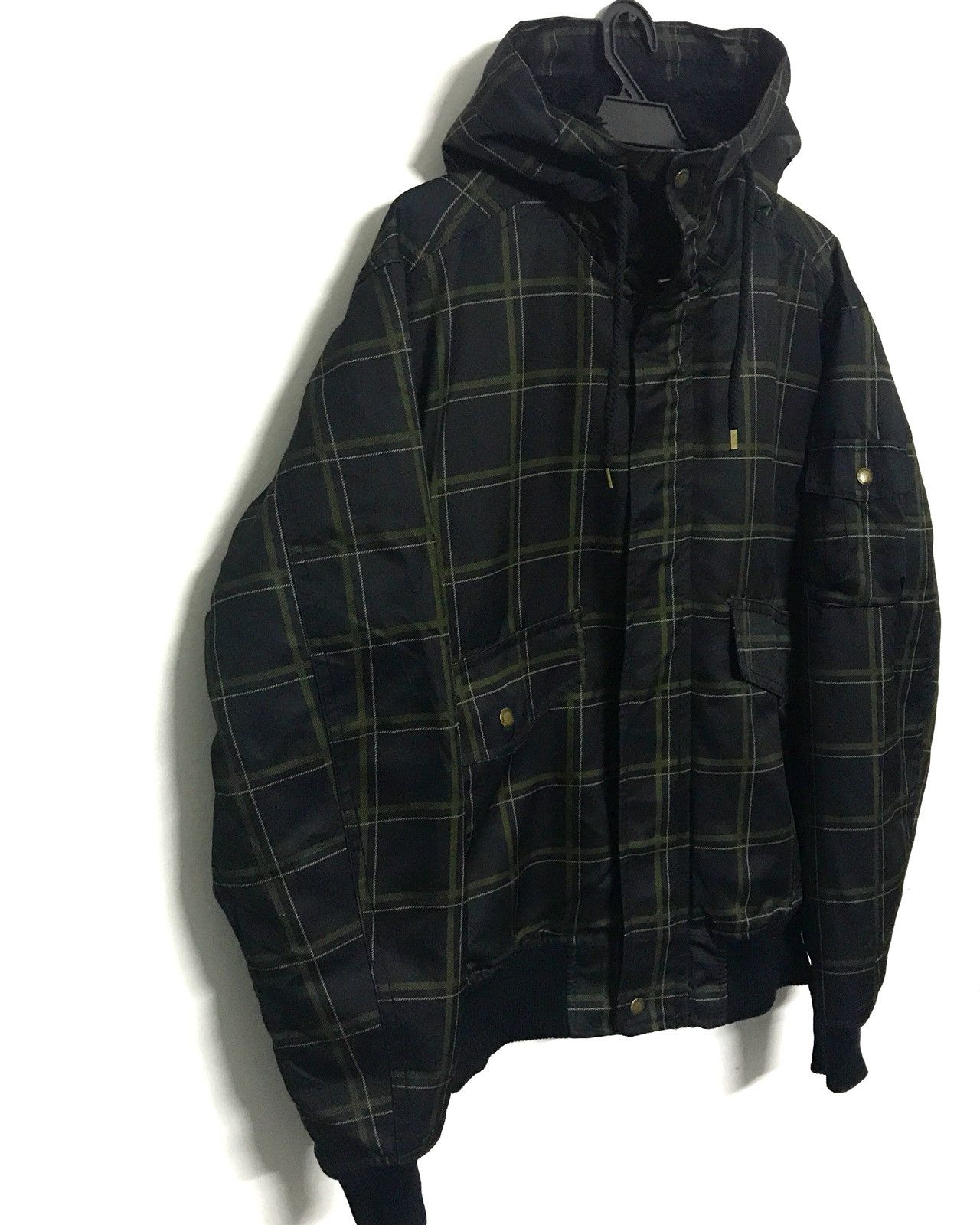H&M Checkered monogram jacket hooded L.O.O.G by H&M Size US L / EU 52-54 / 3 - 2 Thumbnail
