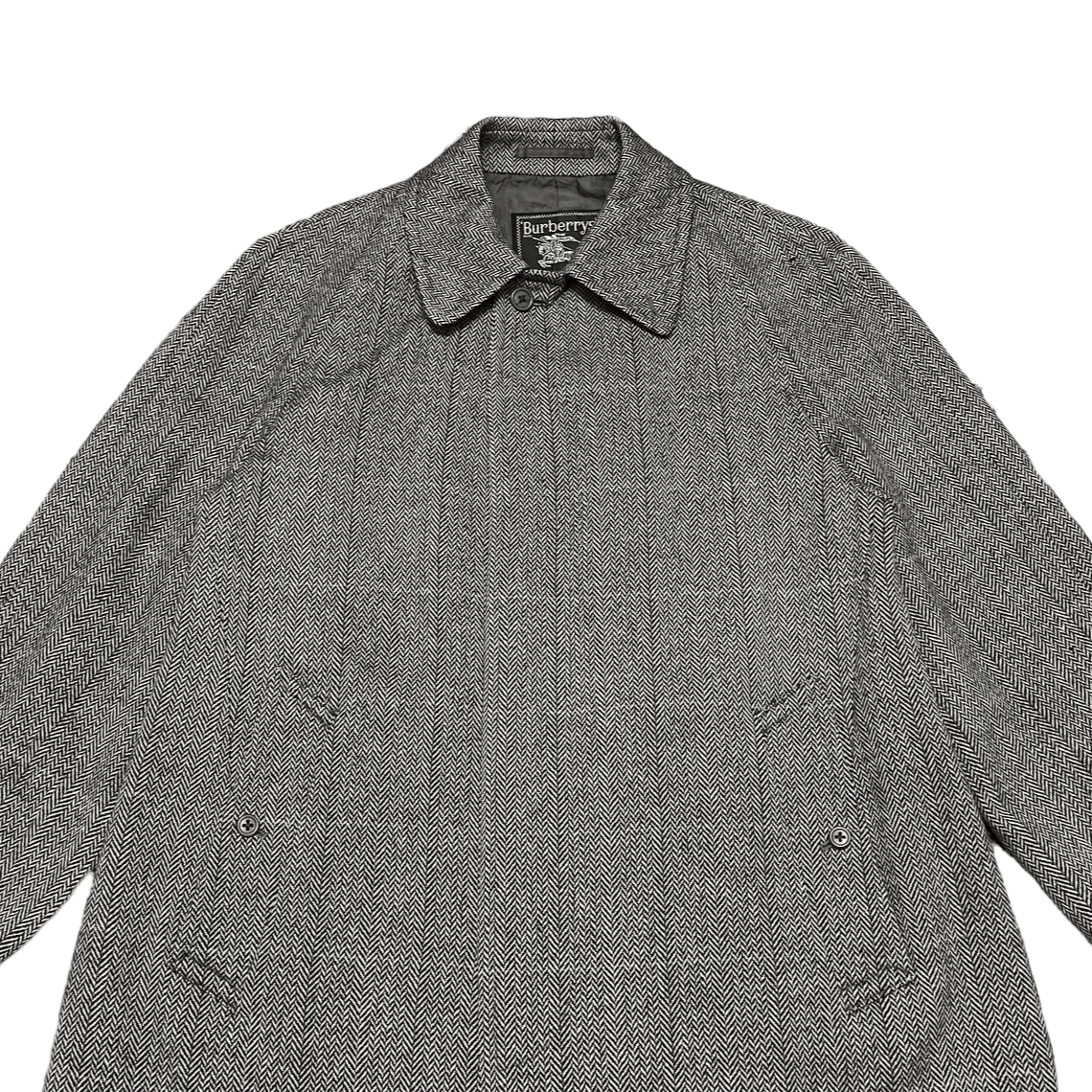 Burberry Vintage Burberry Wool Overcoat Size US M / EU 48-50 / 2 - 2 Thumbnail