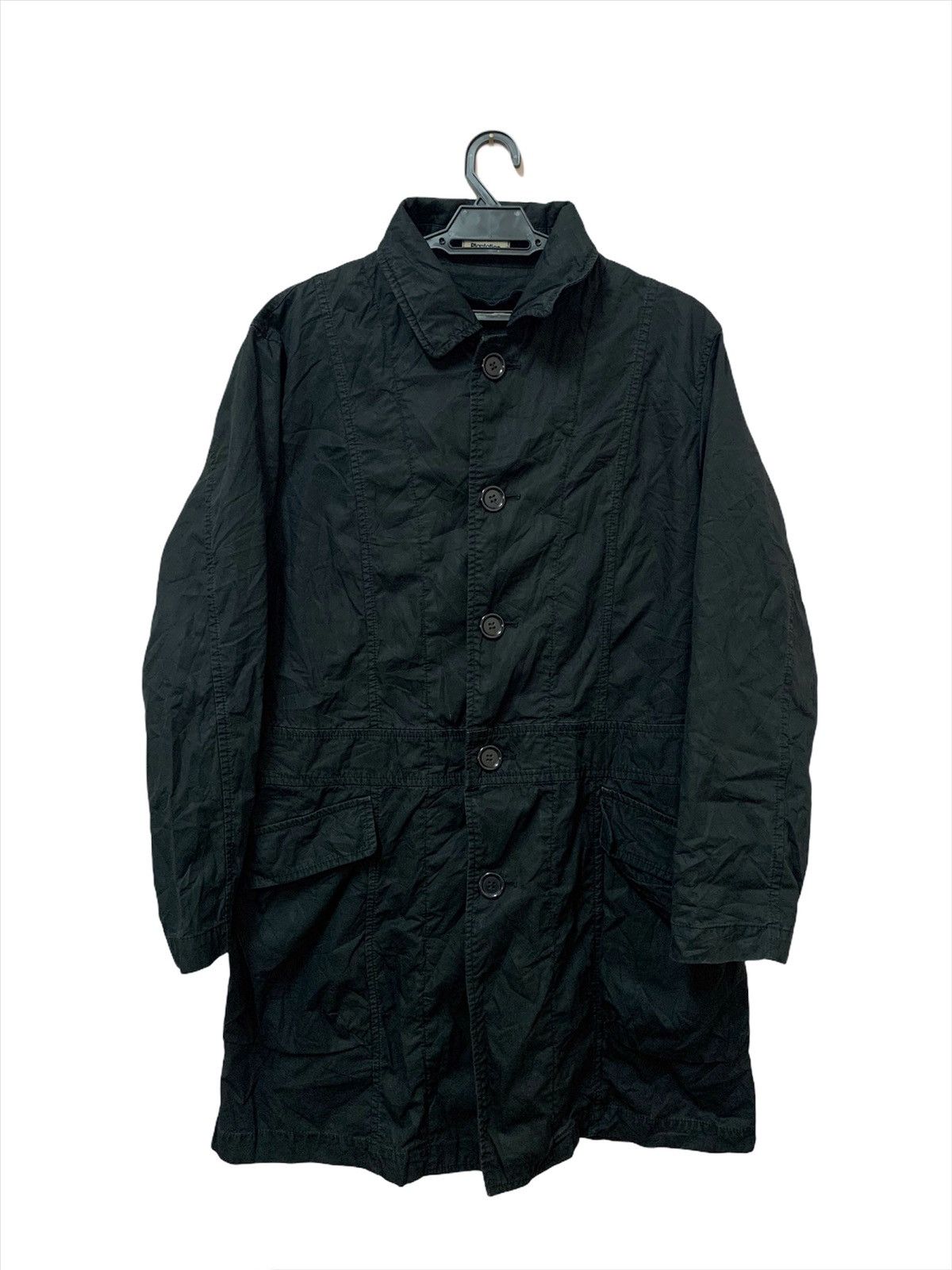 Plantation Long Coat by Issey Miyake