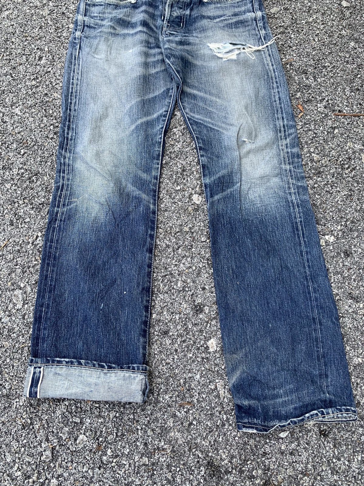 Japanese Brand × Vanquish Vanquish Selvage Denime Distressed designations Size US 32 / EU 48 - 3 Thumbnail