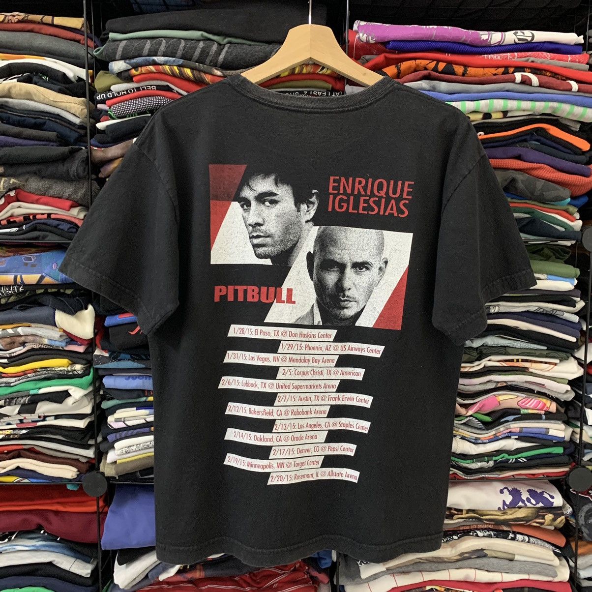 Band Tees × Rap Tees TOUR TEE ENRIQUE IGLESIAS x PITBULL Size US M / EU 48-50 / 2 - 2 Thumbnail