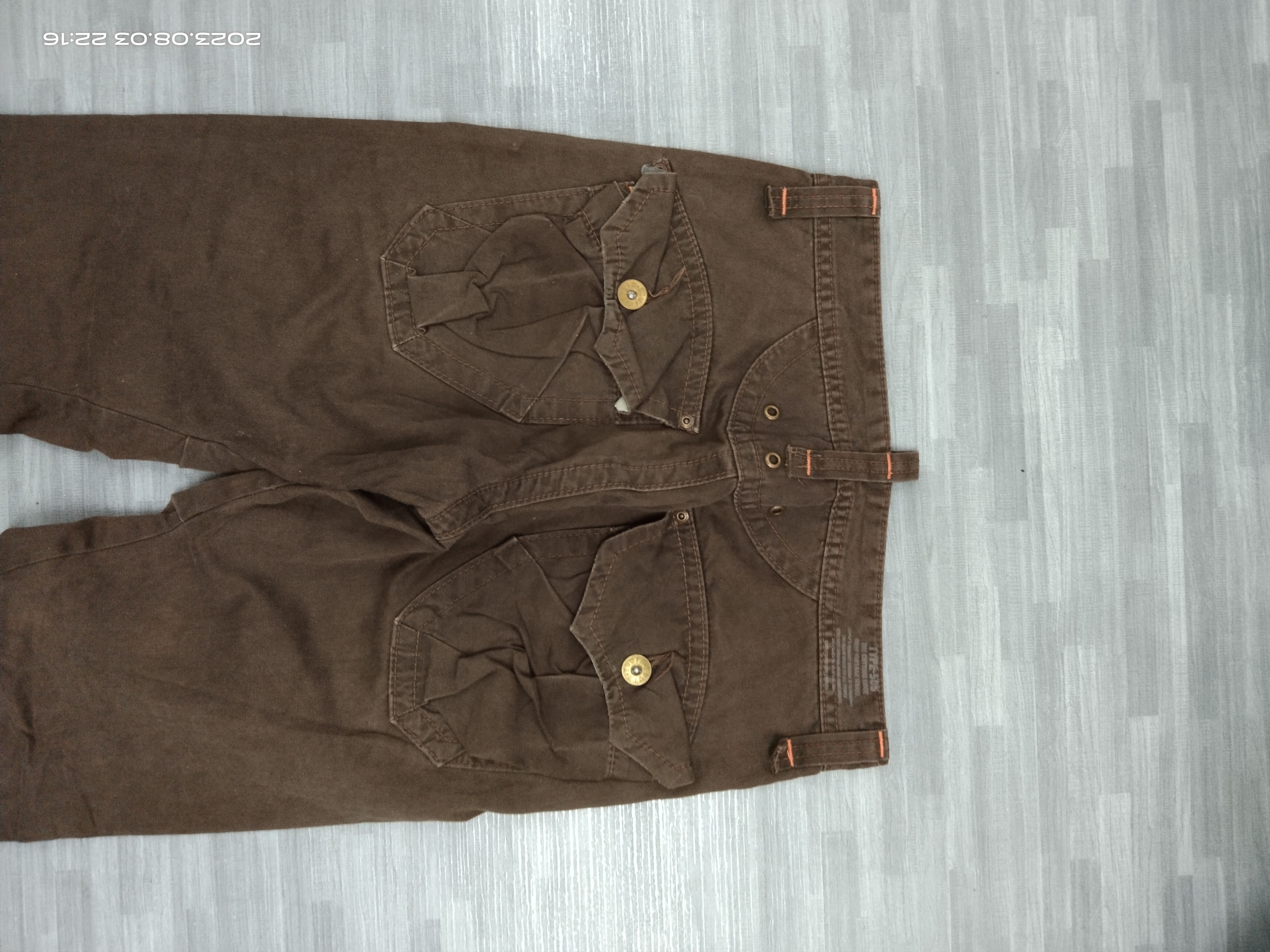 Edwin FLARE TWIST TACTICAL 505 KHAKI PANTS Size US 29 - 5 Thumbnail
