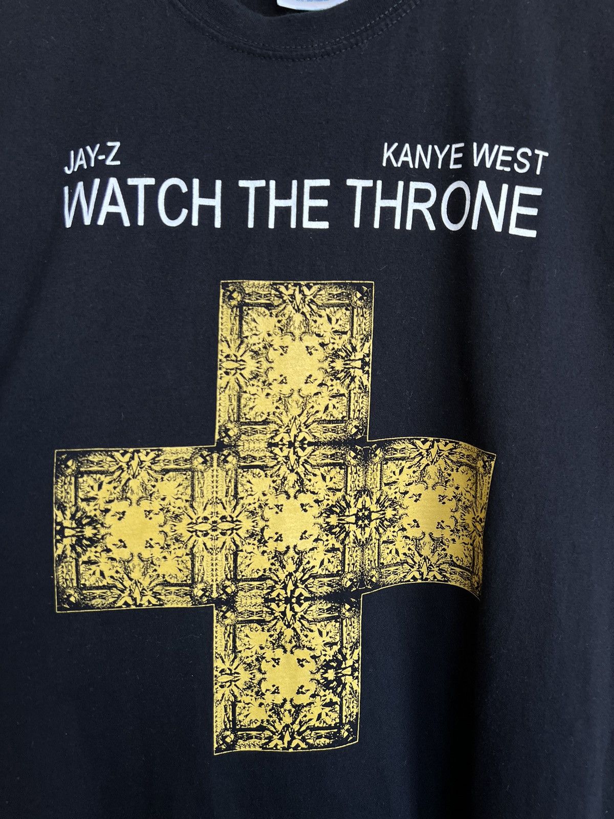 Band Tees × Jay-Z × Kanye West Vintage Kanye West Jay-Z Watch The Throne Europe Tour 2012 Size US M / EU 48-50 / 2 - 3 Thumbnail