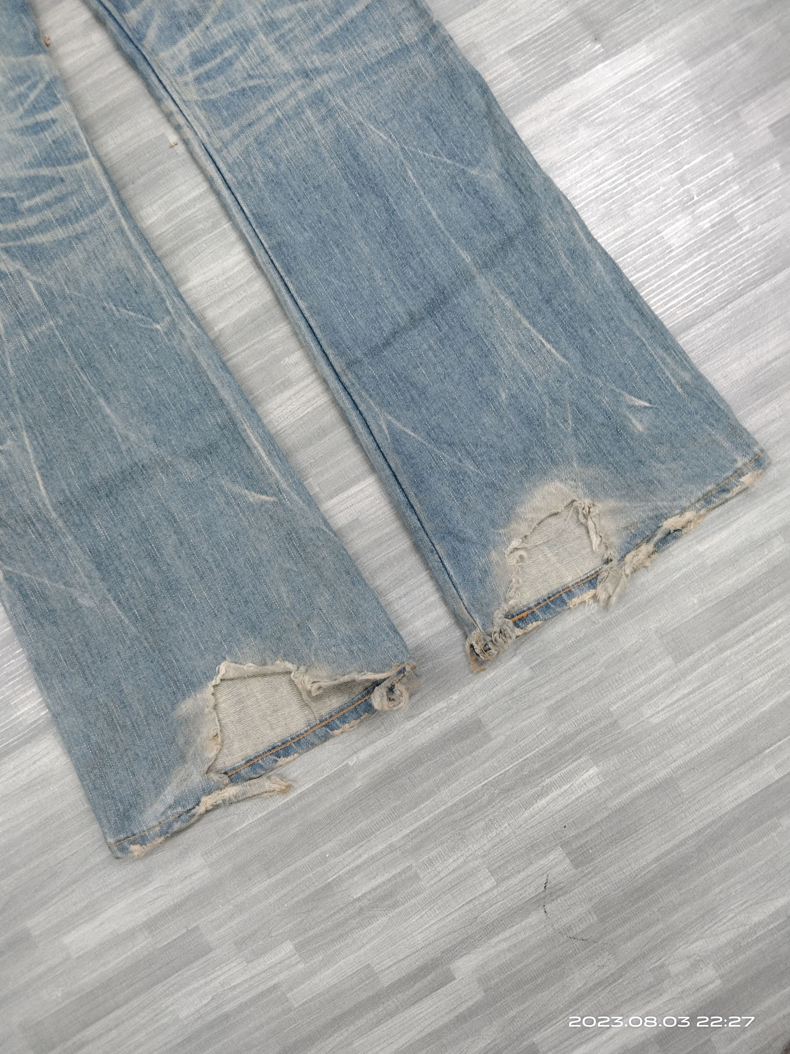 Edwin FLARE SICK FADED BLUE TRIP DENIM PANTS Size US 31 - 6 Thumbnail