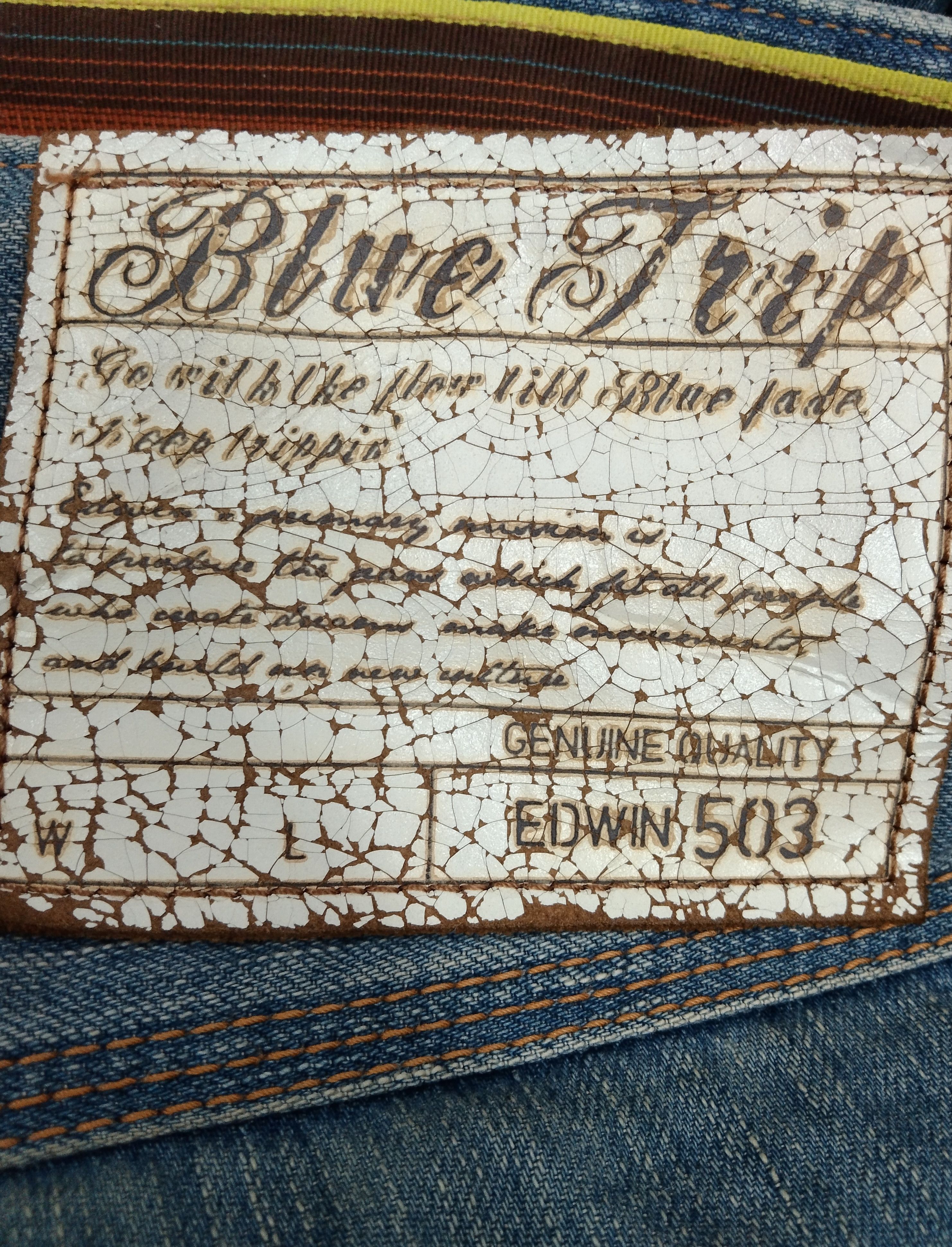 Edwin FLARE SICK FADED BLUE TRIP DENIM PANTS Size US 31 - 9 Thumbnail