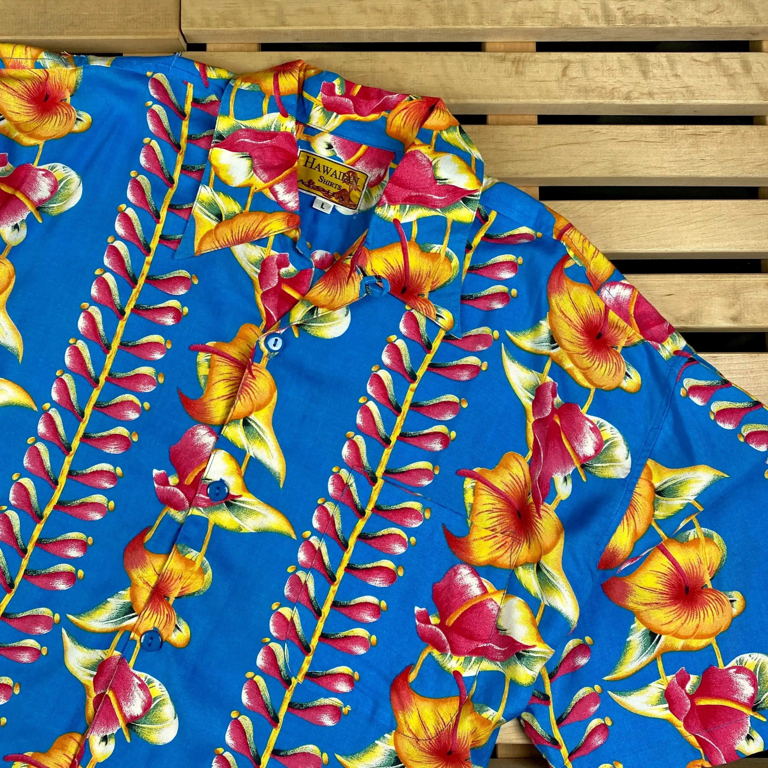 Vintage Mens Vintage Hawaiian Shirt Aloha Size L Size US L / EU 52-54 / 3 - 2 Thumbnail