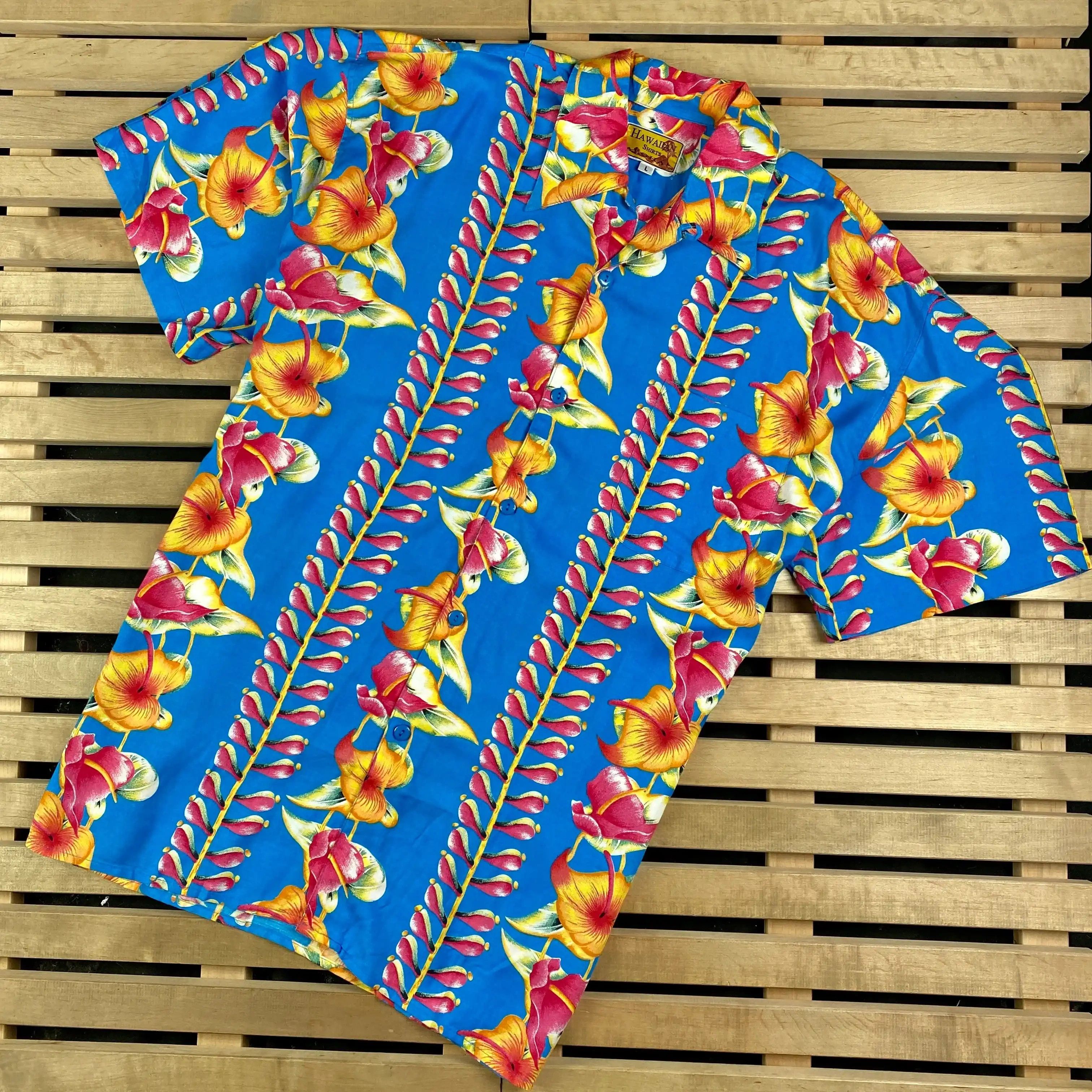 Vintage Mens Vintage Hawaiian Shirt Aloha Size L Size US L / EU 52-54 / 3 - 1 Thumbnail