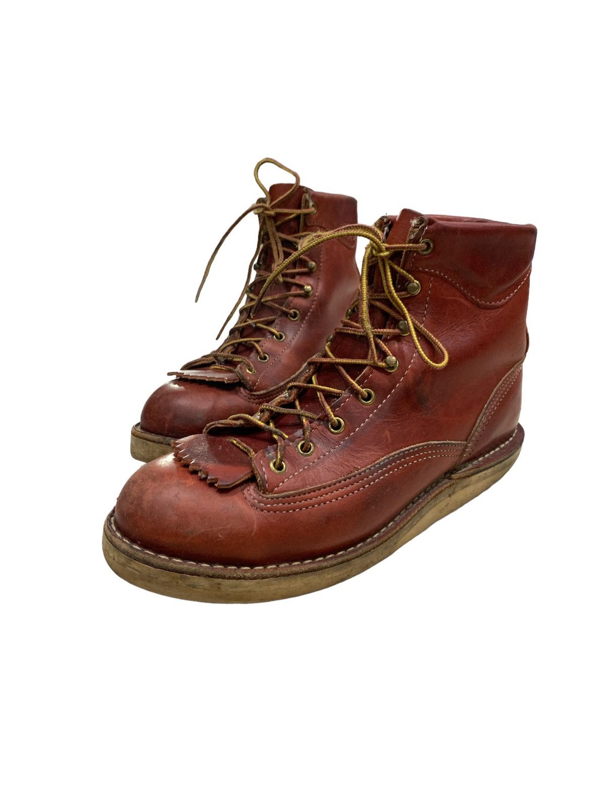 Danner × Vintage VINTAGE FULL LEATHER DANNER BULL RUN 6" BOOTS Size US 8 / EU 41 - 1 Thumbnail