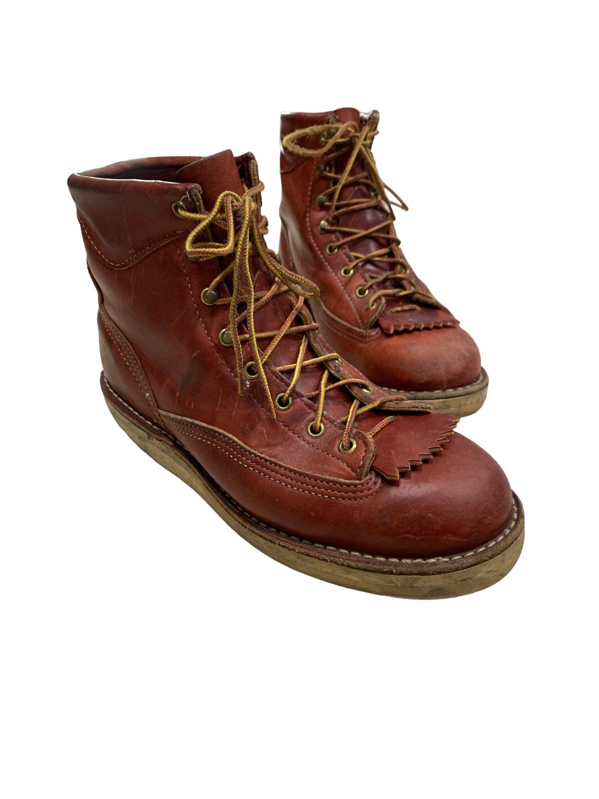 Danner × Vintage VINTAGE FULL LEATHER DANNER BULL RUN 6" BOOTS Size US 8 / EU 41 - 2 Thumbnail