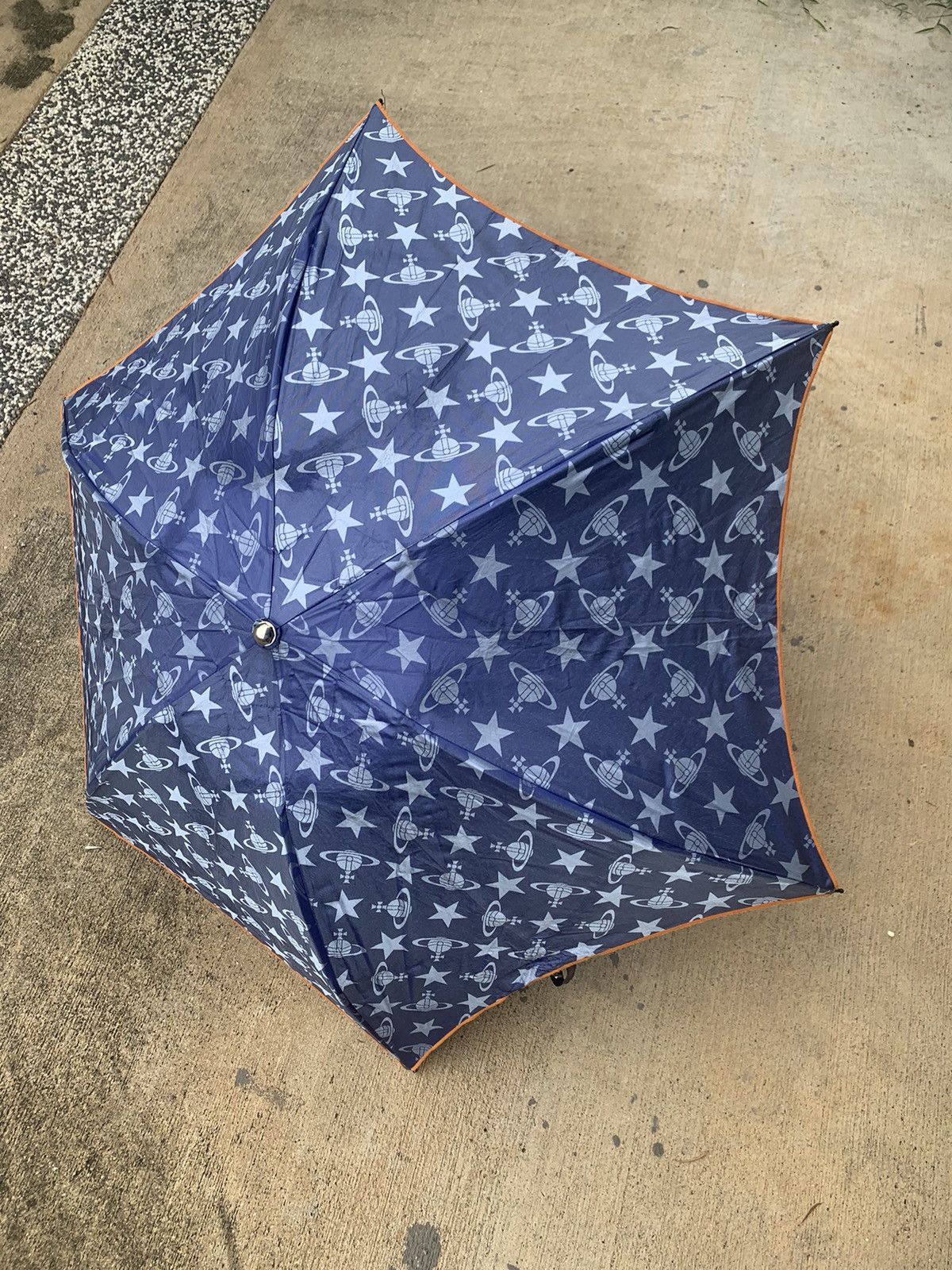 Vintage × Vivienne Westwood VIVIENNE WESTWOOD FULL MONOGRAM PRINT LOGO UMBRELLA Size 34 - 4 Thumbnail