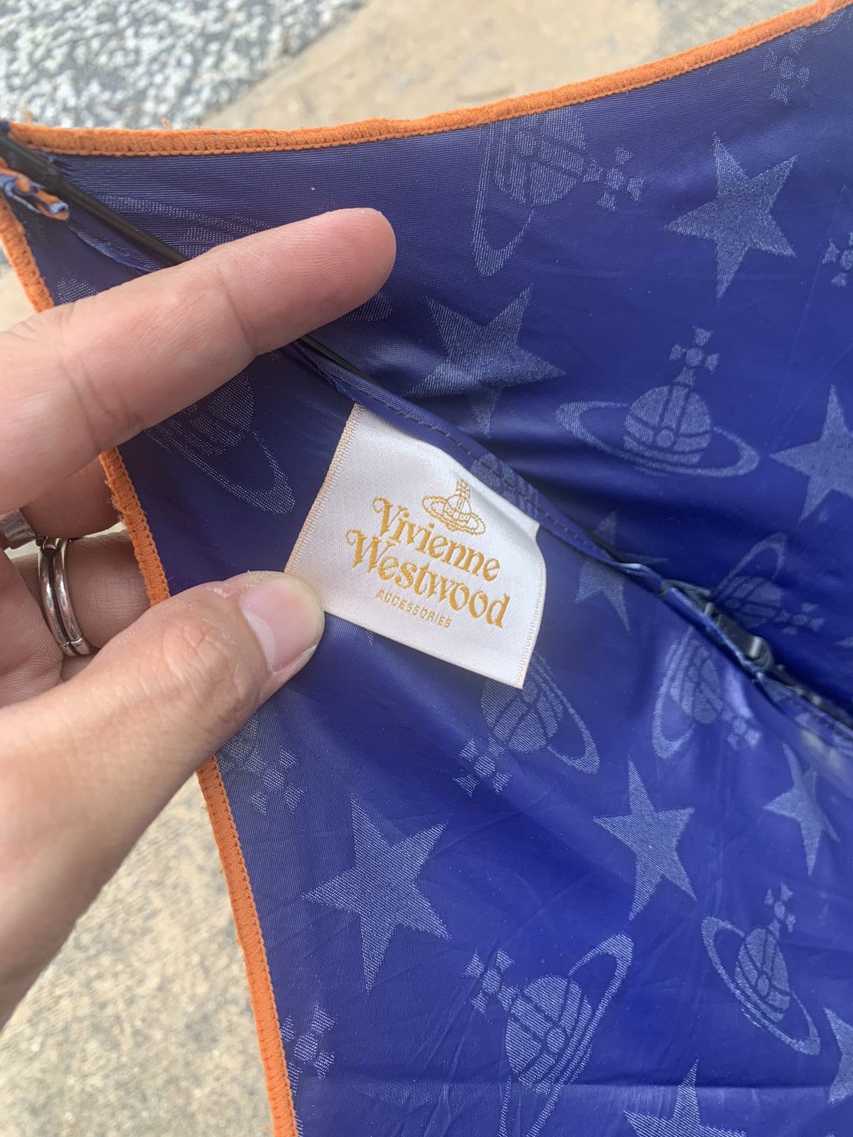 Vintage × Vivienne Westwood VIVIENNE WESTWOOD FULL MONOGRAM PRINT LOGO UMBRELLA Size 34 - 6 Thumbnail