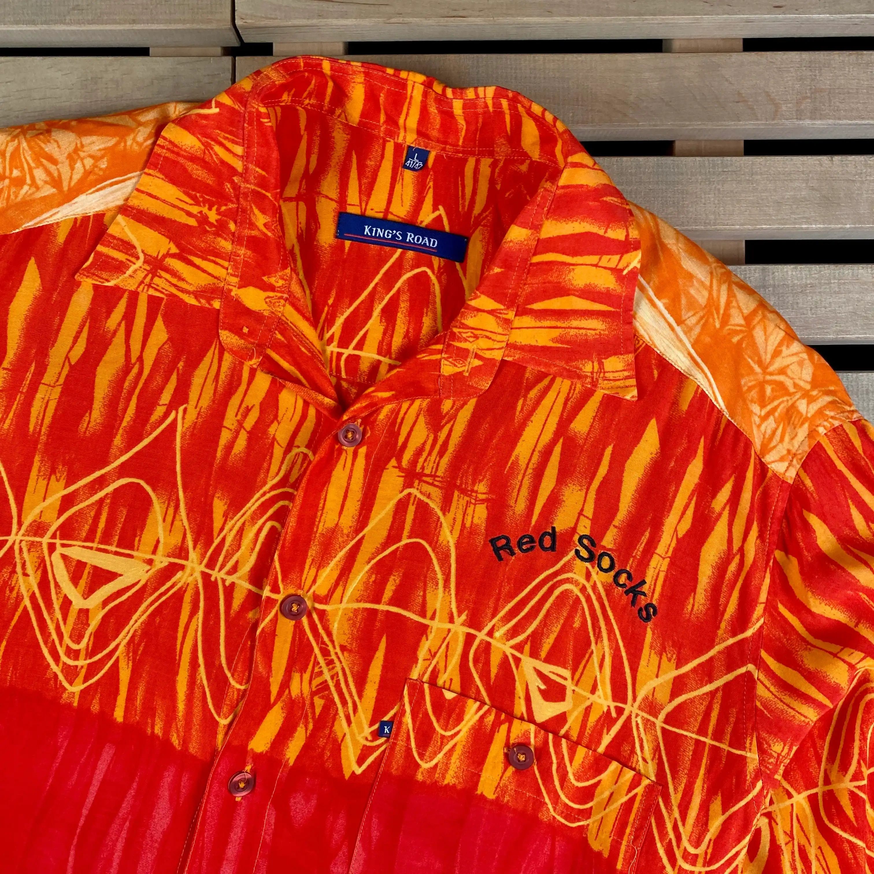 Vintage Men’s Crazy Hawaiian Shirt Short Sleeve Kings Road Size L Size US L / EU 52-54 / 3 - 2 Thumbnail